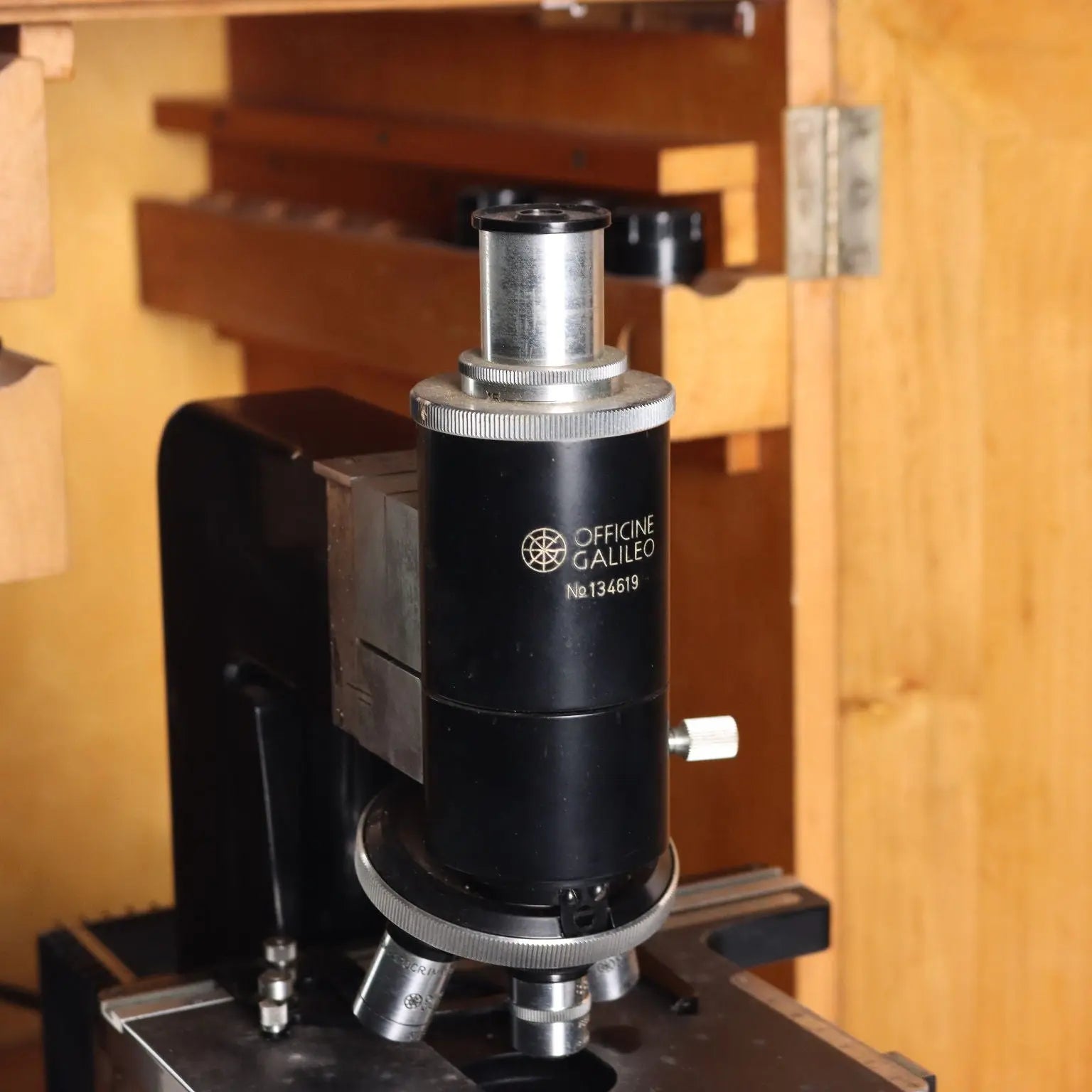 Professional Microscope Officine Galileo Vintage Italy 1950s - Italy, 1950s | Modernism | 