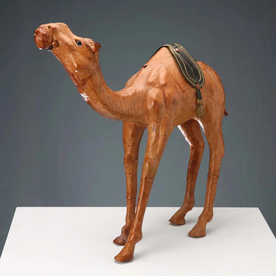 Vintage Leather Dromedary Figurine Italy 1970s - Italy, 1970s | Modernism | 