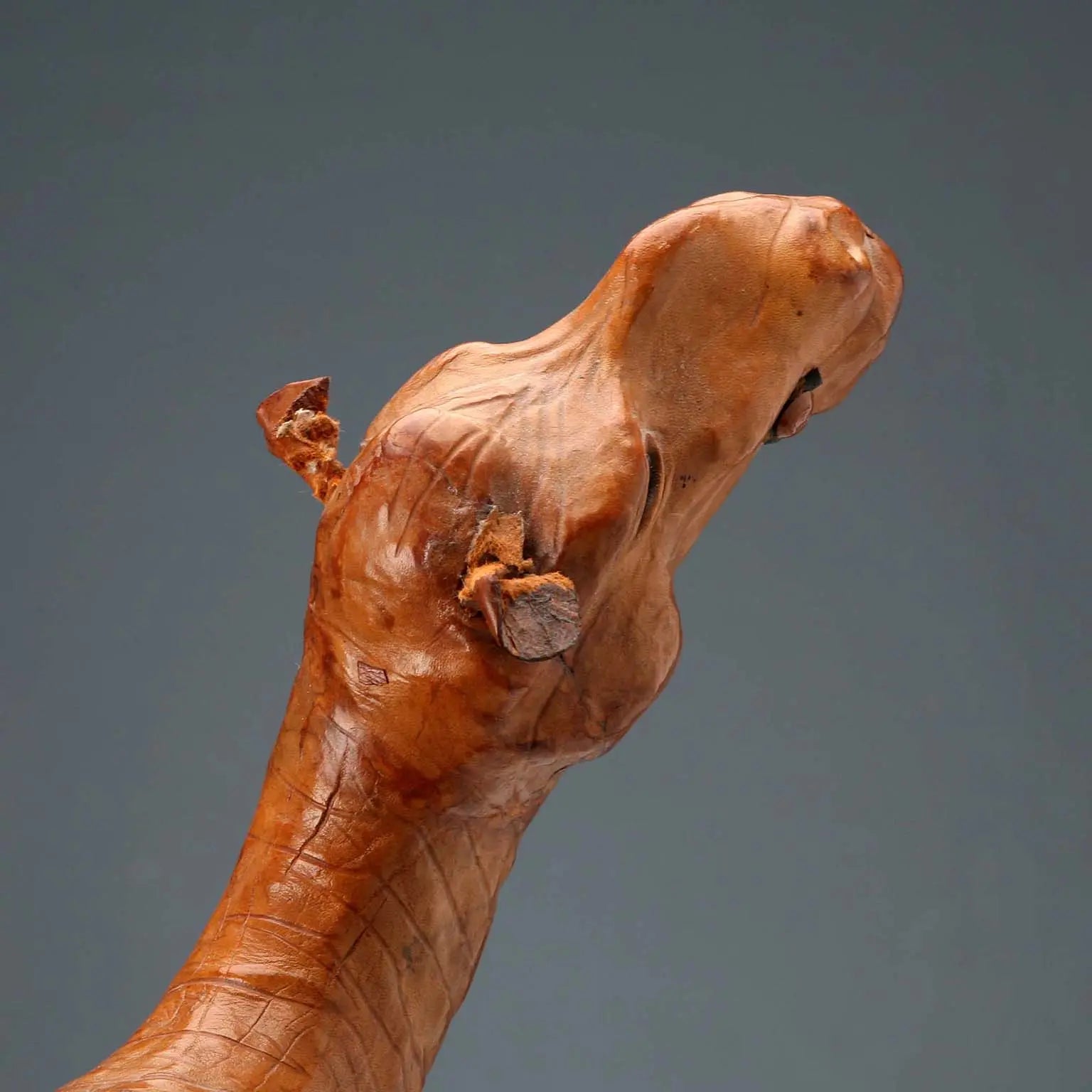 Vintage Leather Dromedary Figurine Italy 1970s - Italy, 1970s | Modernism | 