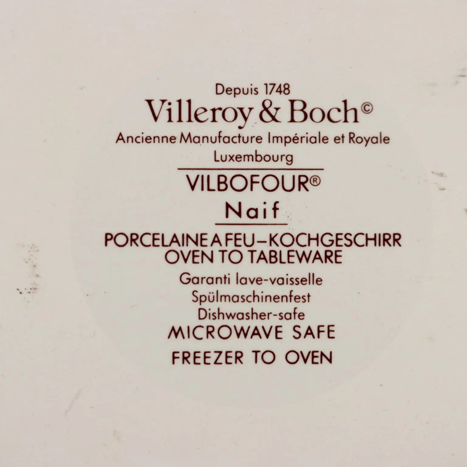 Vintage Plate Set Villeroy & Boch Design Naif Dinnerware Series '900 - Germany, XX Century | Modernism | 