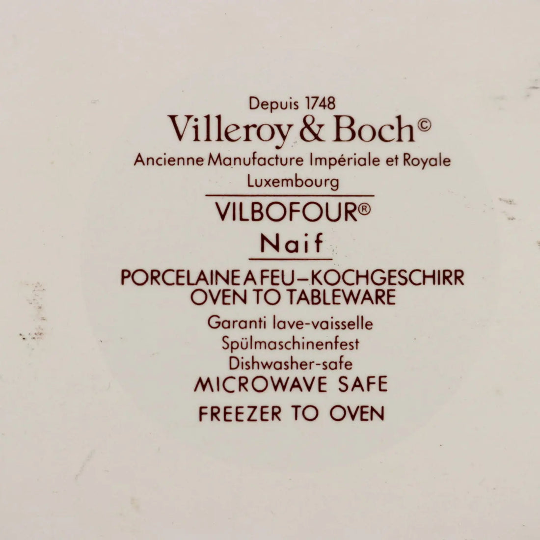 Vintage Plate Set Villeroy & Boch Design Naif Dinnerware Series '900 - Germany, XX Century | Modernism | 