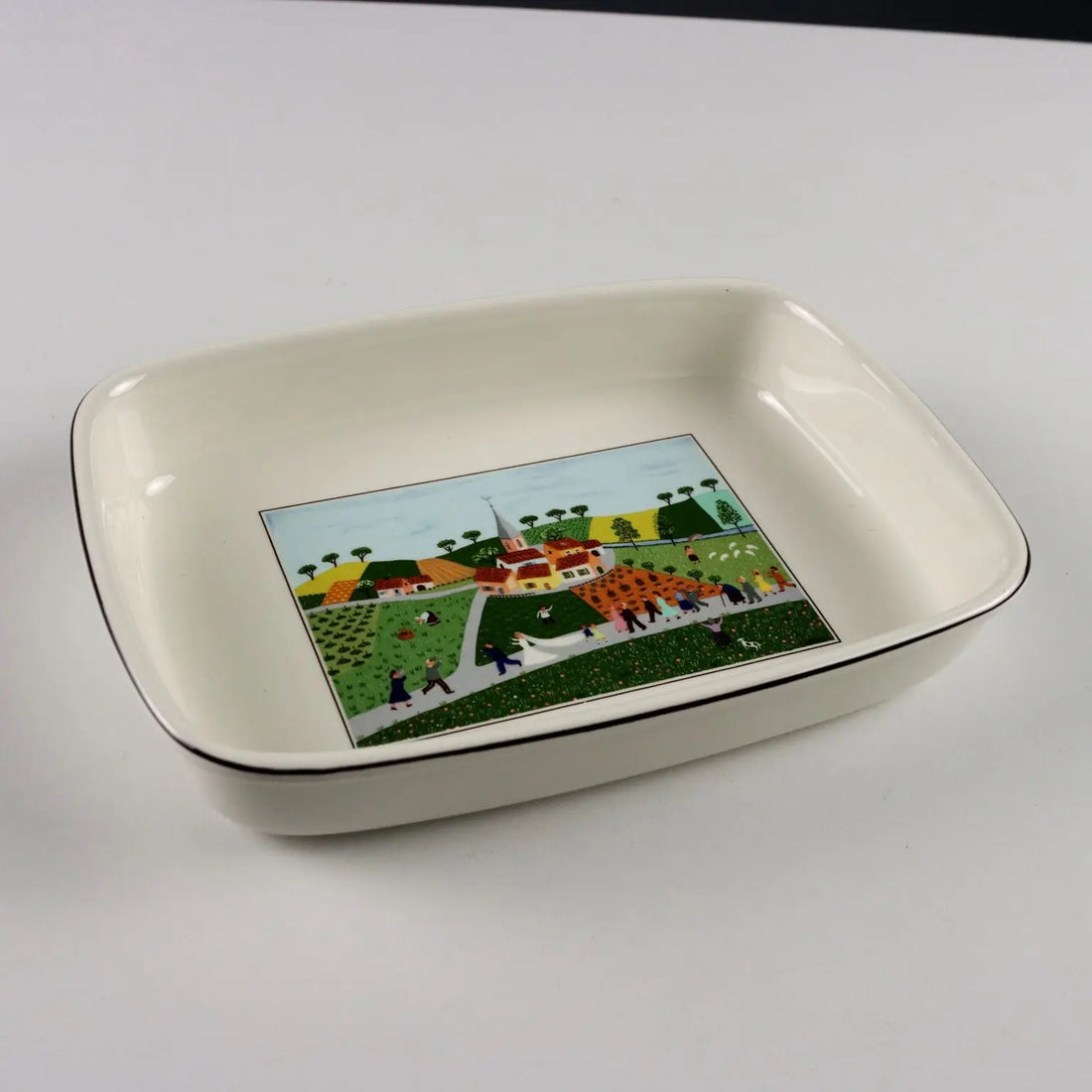 Vintage Plate Set Villeroy & Boch Design Naif Dinnerware Series '900 - Germany, XX Century | Modernism | 