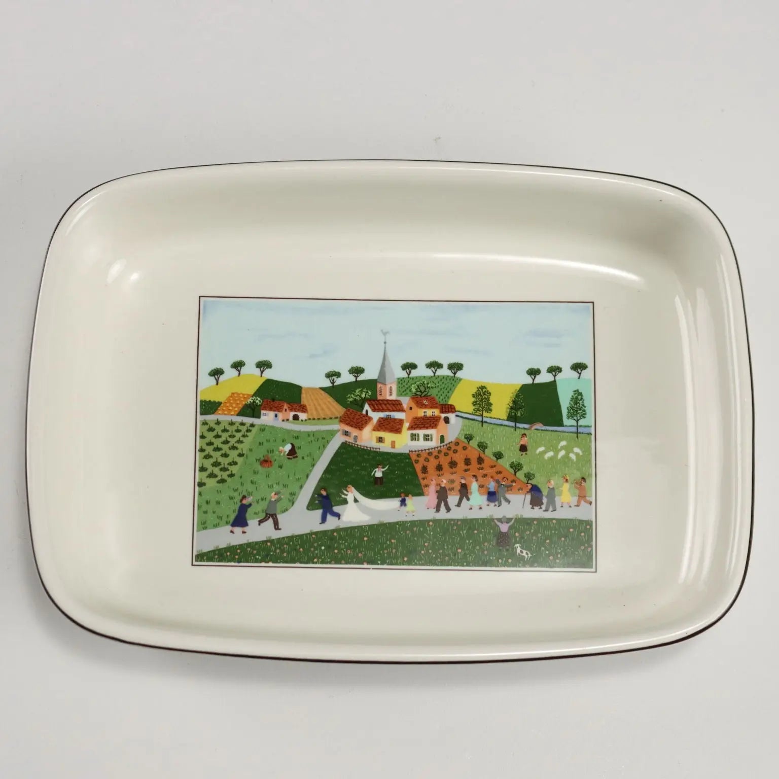 Vintage Plate Set Villeroy & Boch Design Naif Dinnerware Series '900 - Germany, XX Century | Modernism | 