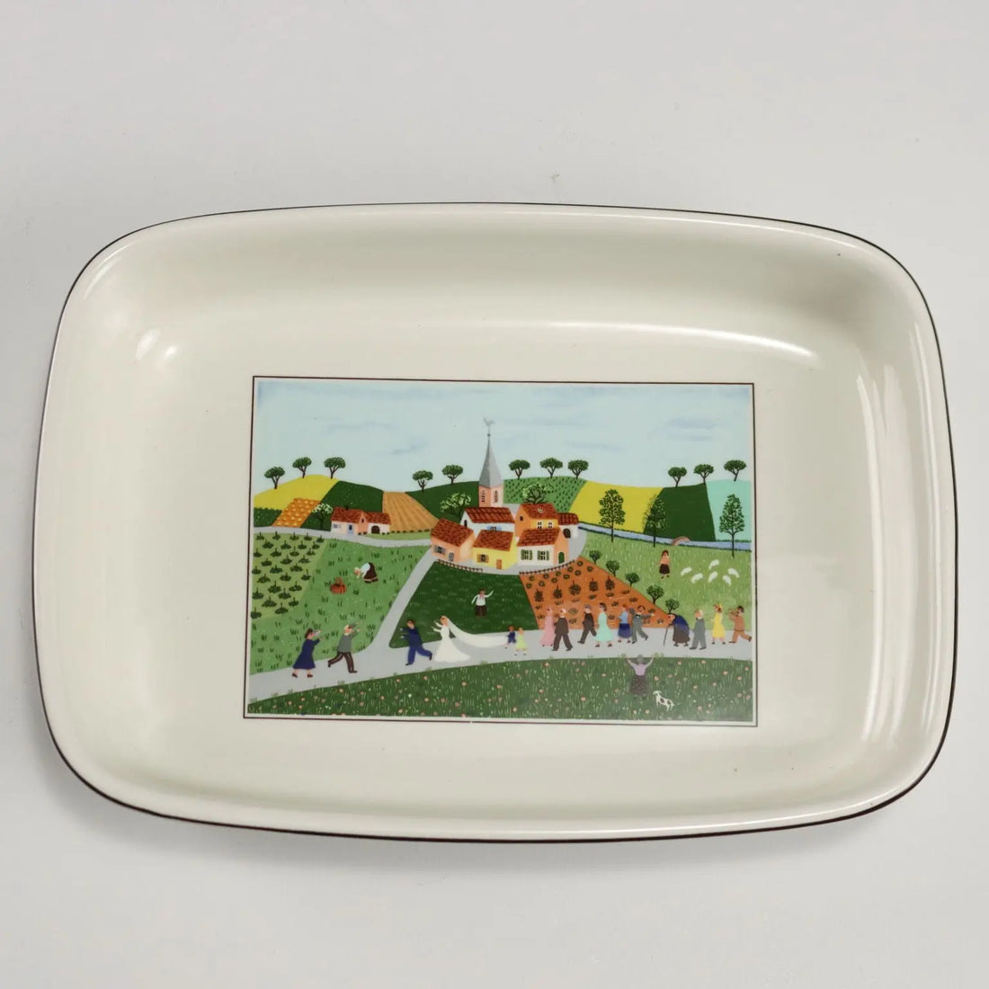 Vintage Plate Set Villeroy & Boch Design Naif Dinnerware Series '900 - Germany, XX Century | Modernism | 