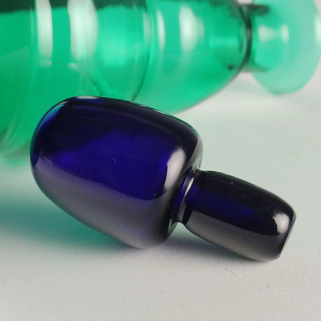 Vintage Bottle Carlo Moretti Murano Glass Italy 1980s