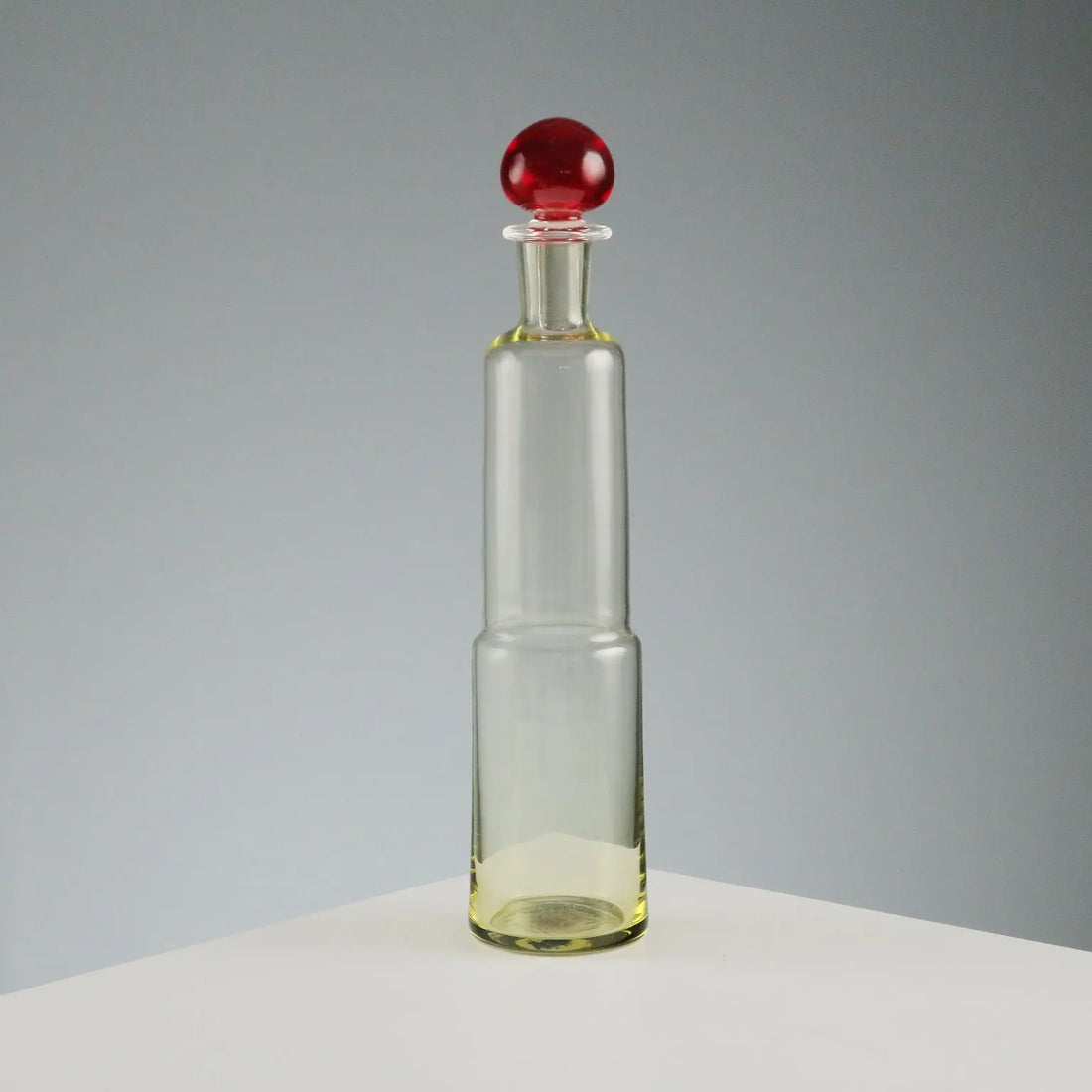 Vintage Bottle Carlo Moretti Murano Manufacture Italy 1980s