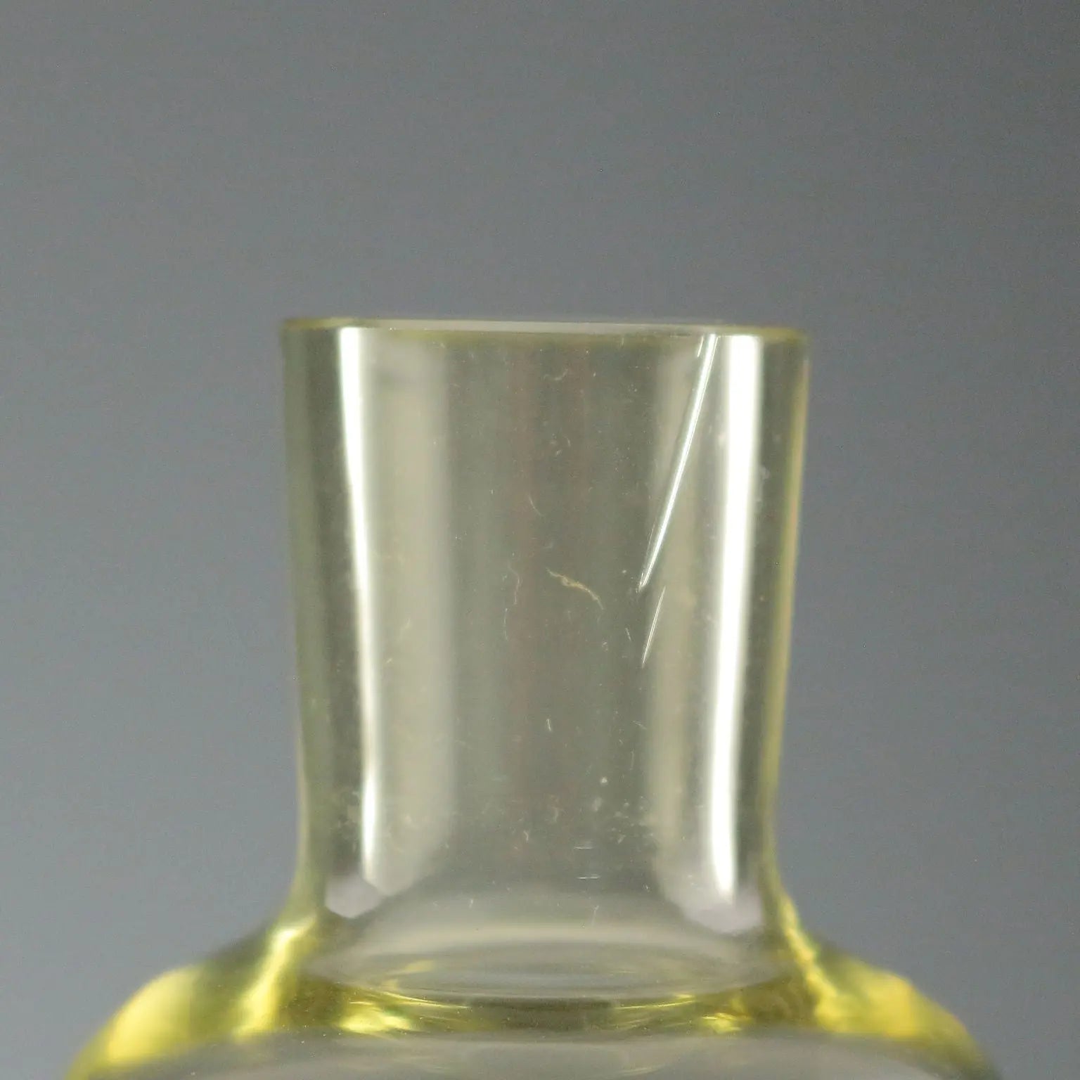 Vintage Bottle Carlo Moretti Murano Manufacture Italy 1980s