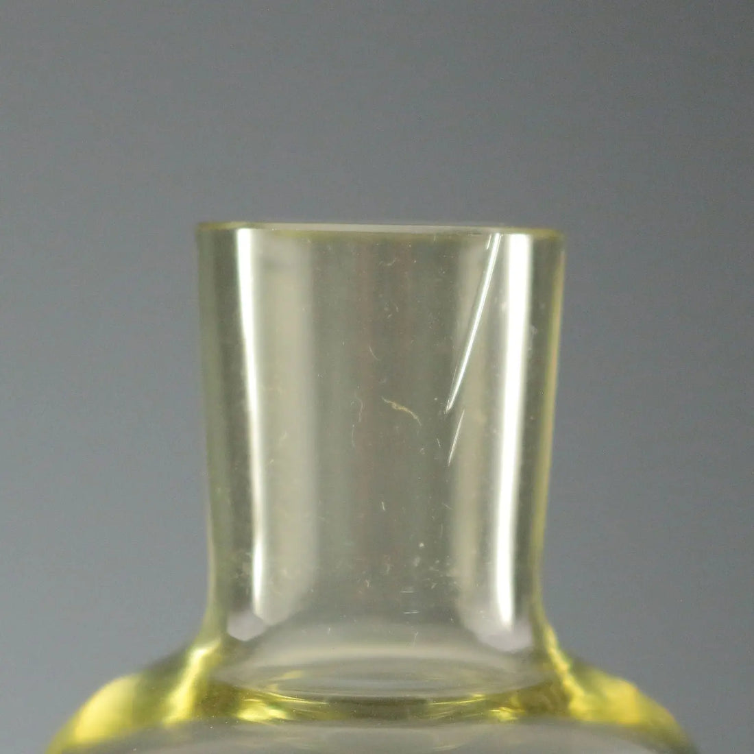 Vintage Bottle Carlo Moretti Murano Manufacture Italy 1980s