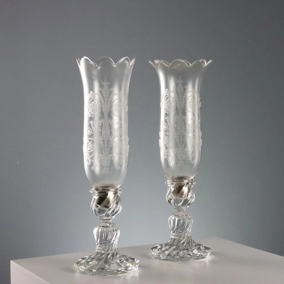 Antique Candle-Holders Baccarat Crystal Decorations XX Century - France, XX Century | Modernism | 