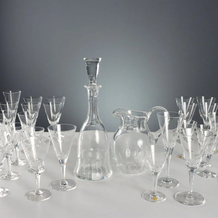 Vintage Crystal Glass Set Josephine Hütte Austria 1950s-1960s - Austria, 1950s-1960s | Modernism | 