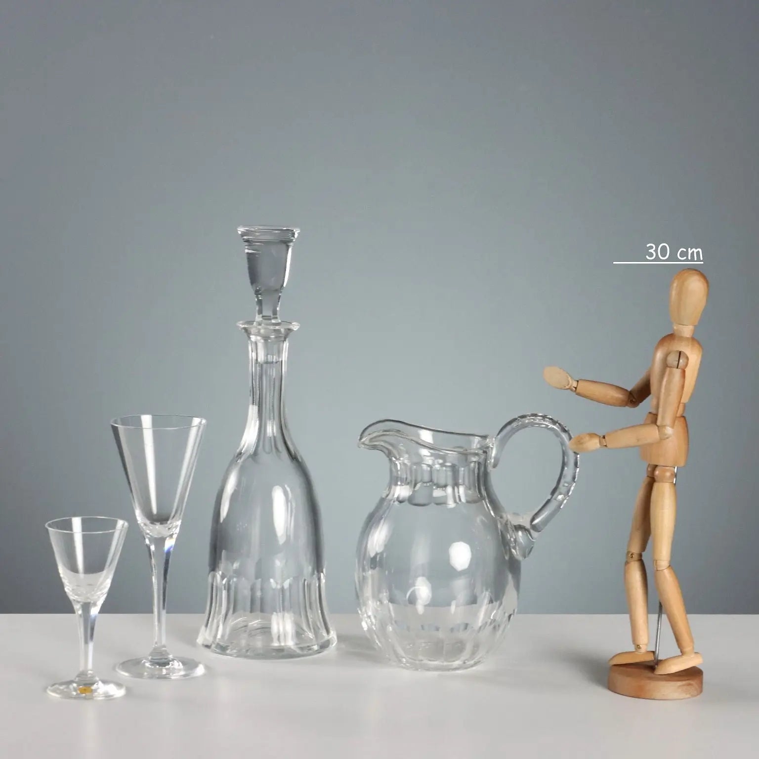 Vintage Crystal Glass Set Josephine Hütte Austria 1950s-1960s - Austria, 1950s-1960s | Modernism | 