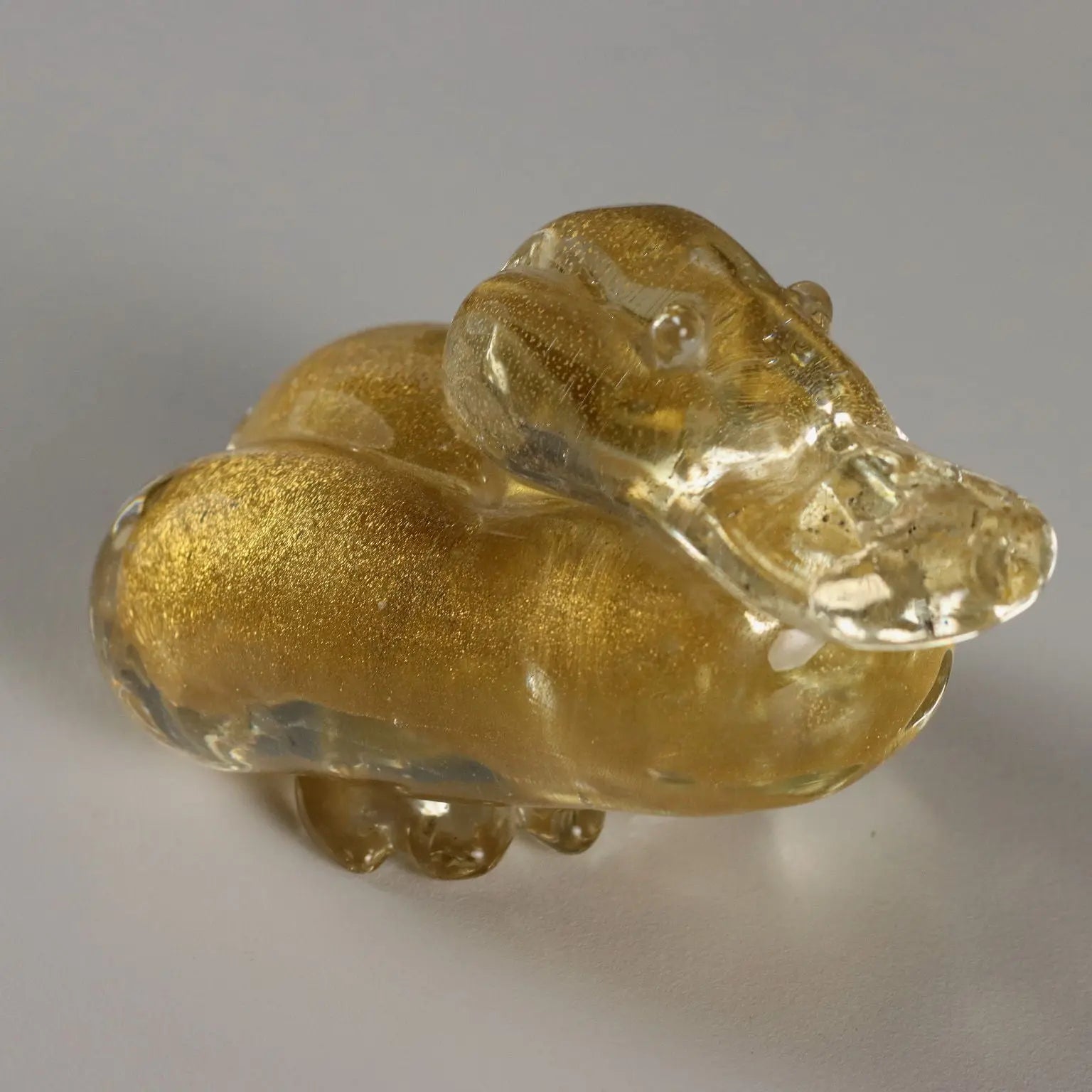 Vintage Ducks Murano Glass Gold Inclusions Design 1950s - Italy, 1950s | Modernism | 