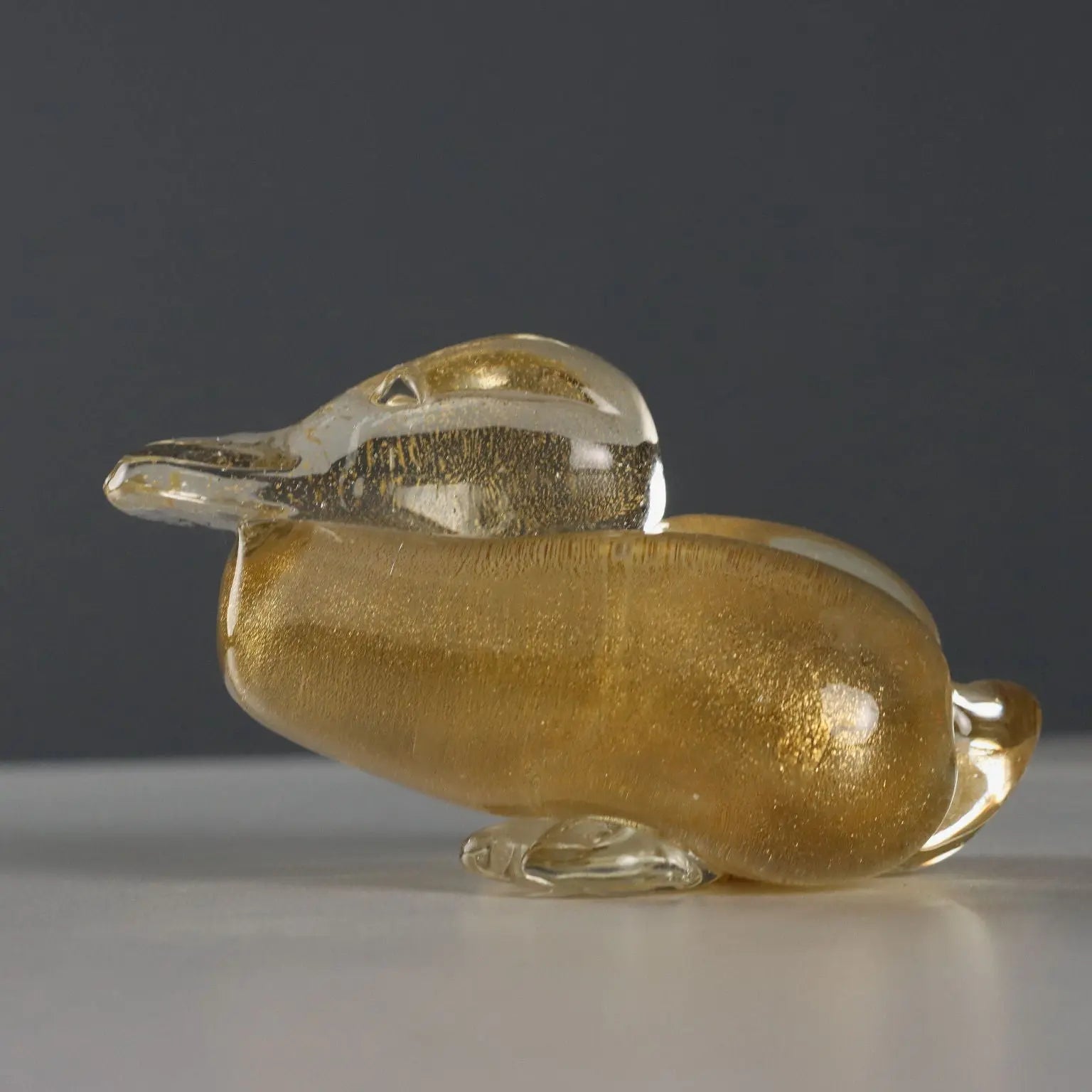 Vintage Ducks Murano Glass Gold Inclusions Design 1950s - Italy, 1950s | Modernism | 