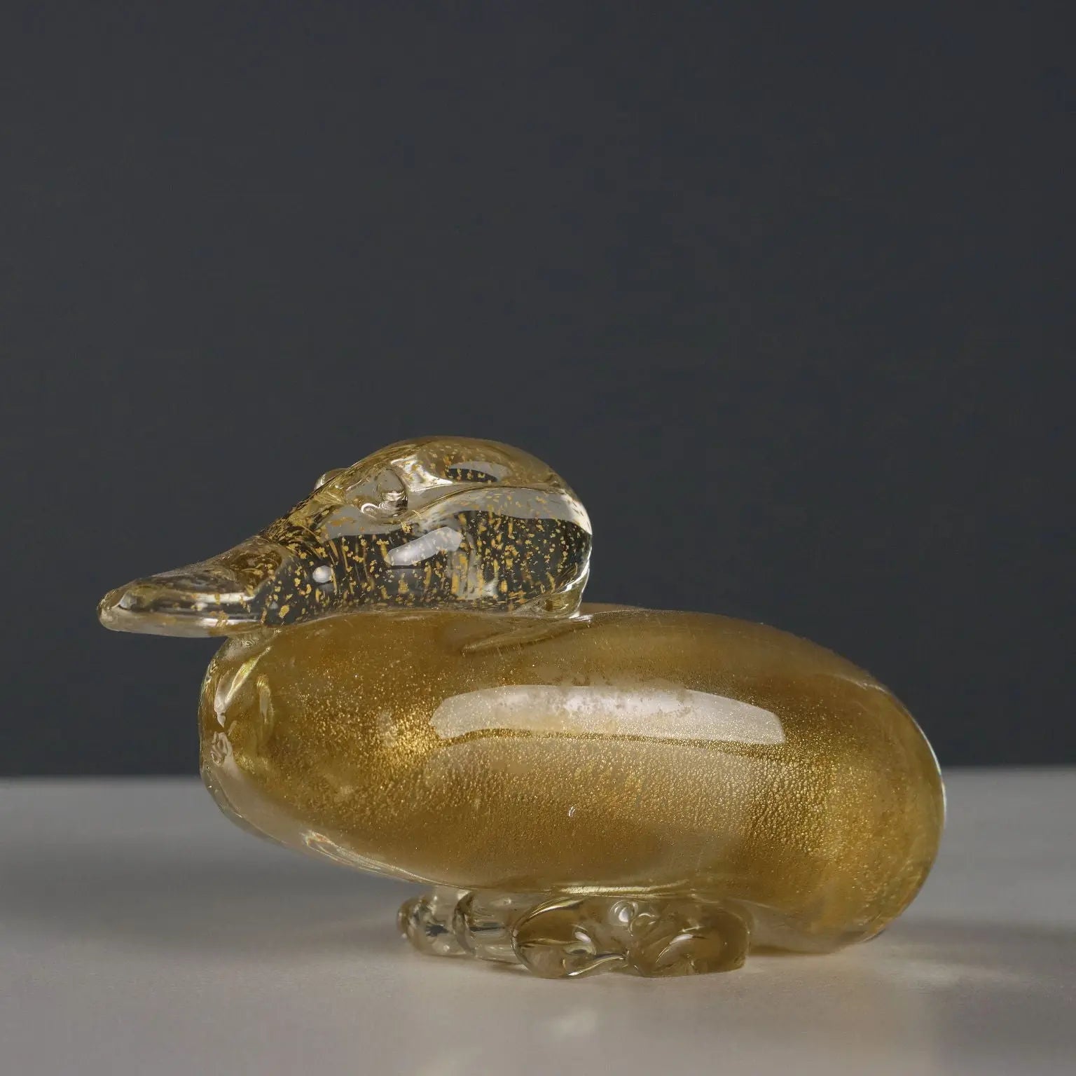 Vintage Ducks Murano Glass Gold Inclusions Design 1950s - Italy, 1950s | Modernism | 