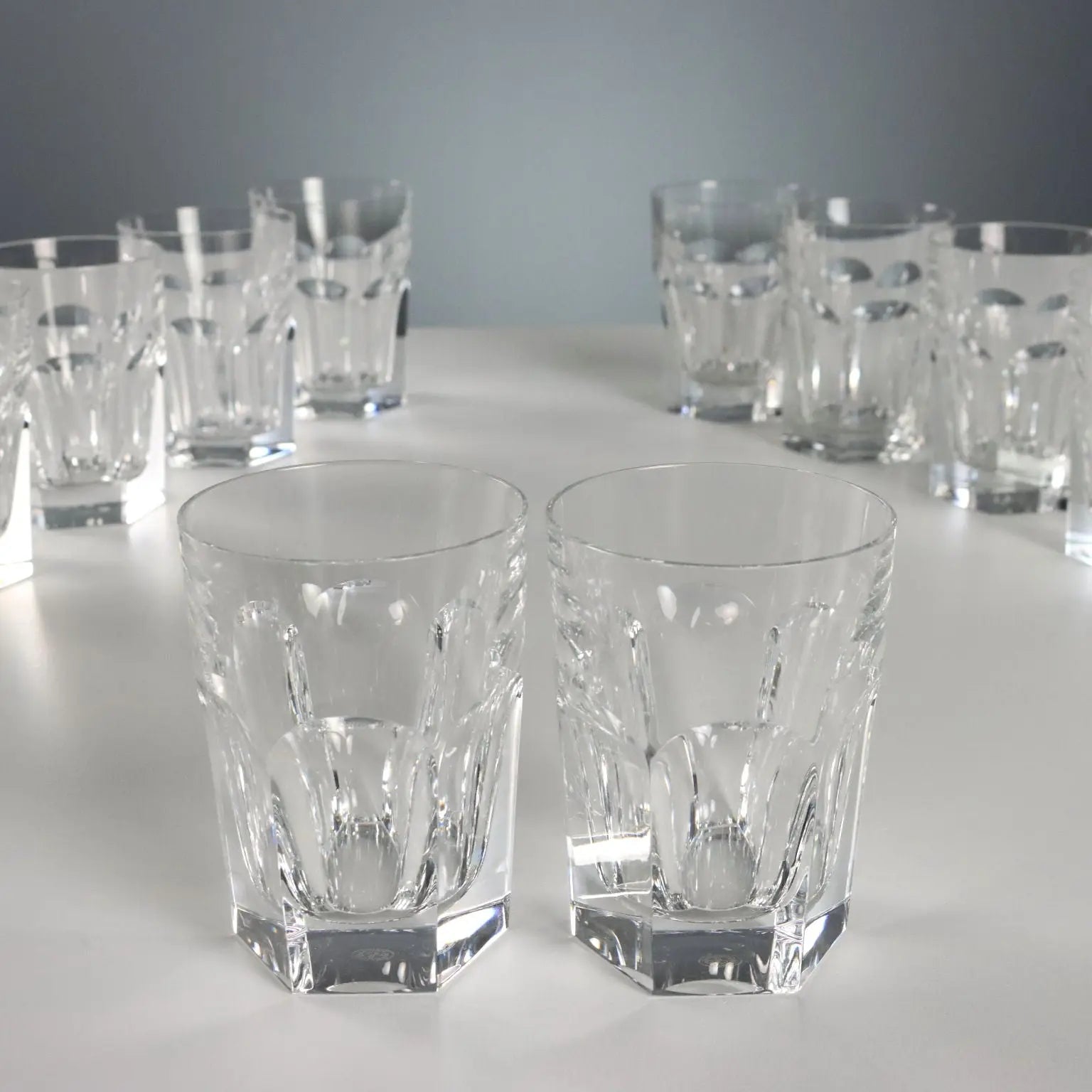 Antique Harcourt Baccarat Glasses Crystal France 1841 - France, XX Century | Modernism | 