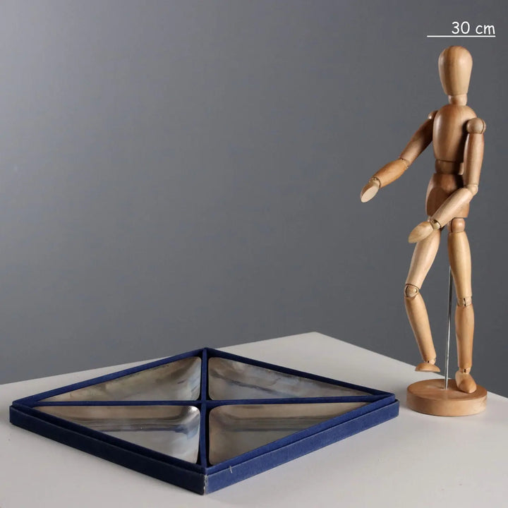 Vintage Saucers Milanese Manufacture 925 Silver Italy XX Century - Italy, XX Century | Modernism | 