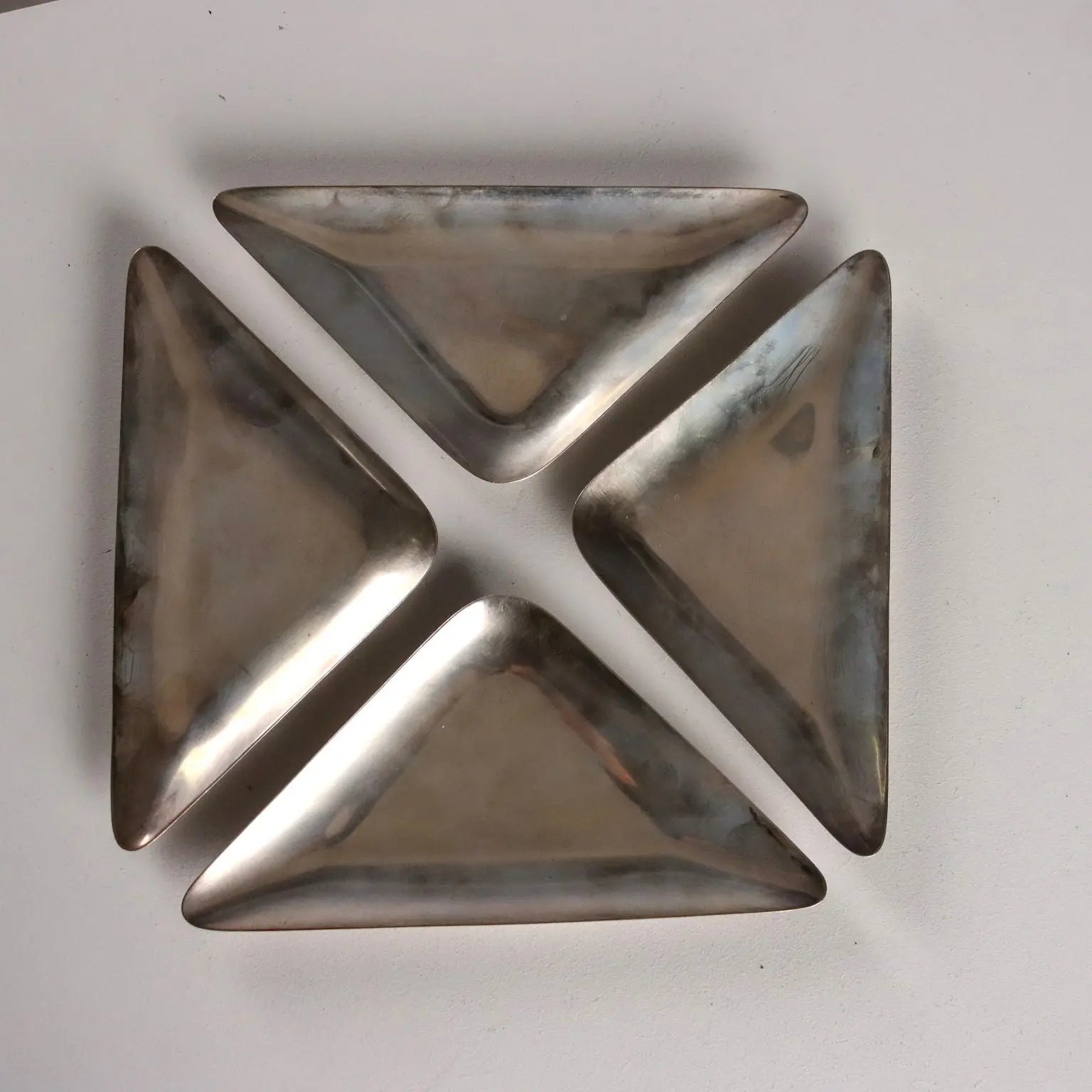 Vintage Saucers Milanese Manufacture 925 Silver Italy XX Century - Italy, XX Century | Modernism | 
