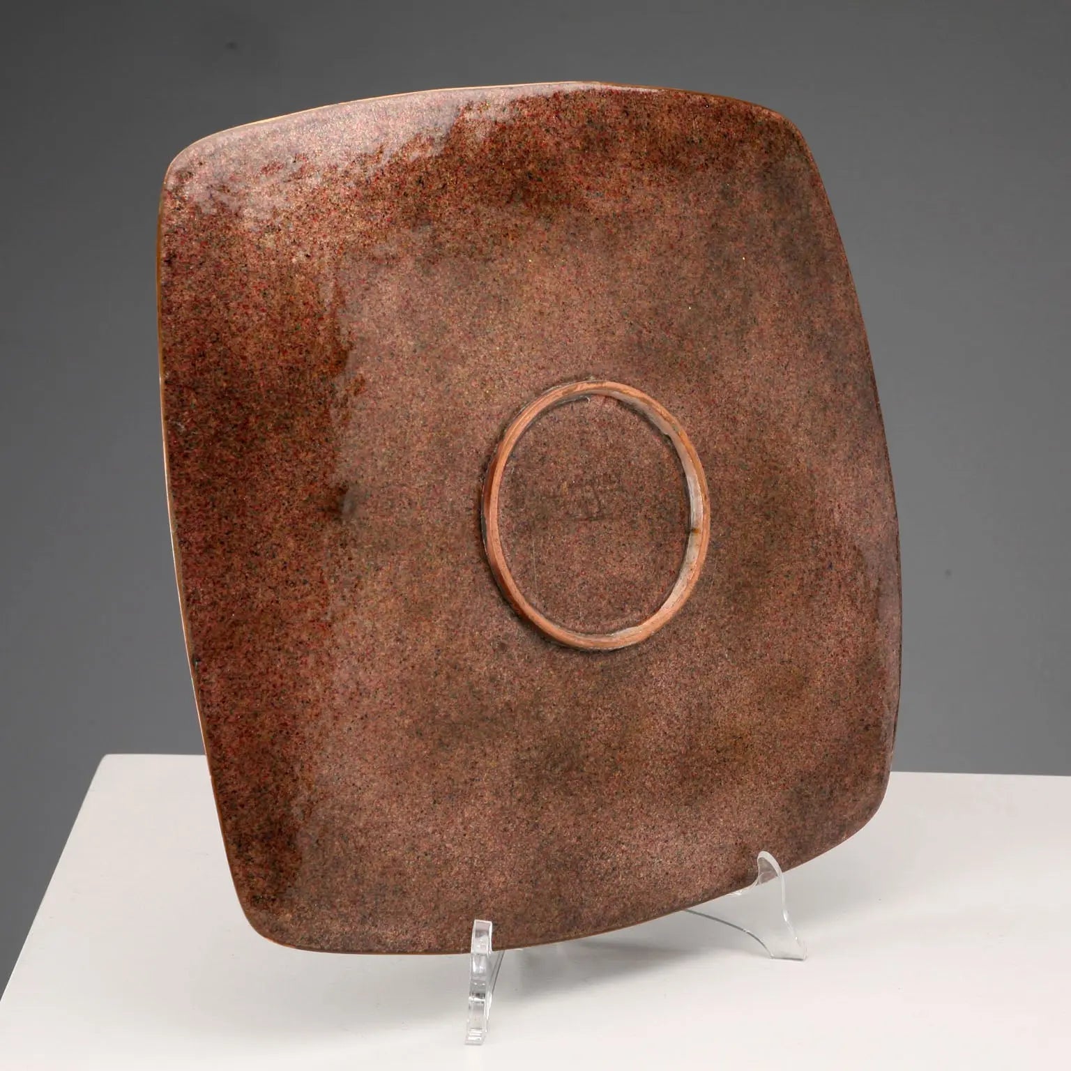 Copper and Enamel Plate Studio Del Campo '50s-'60s