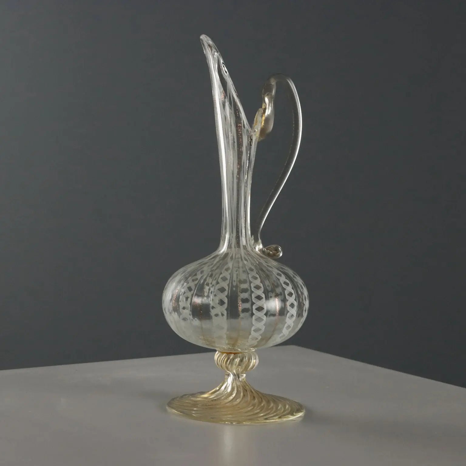 1950s-60s Murano Glass Pitcher