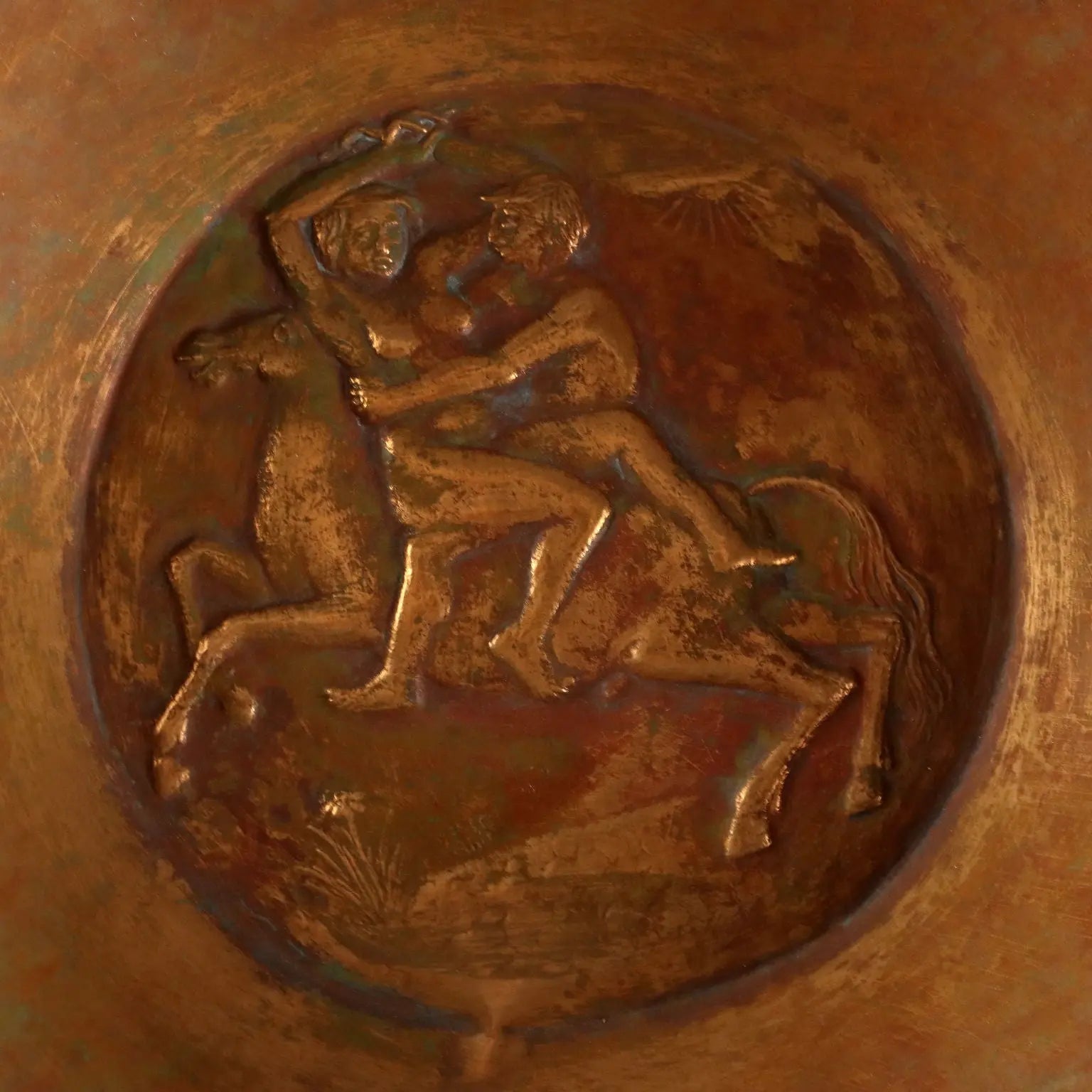 Copper Plate by Attilio Nani - Italy 1900s