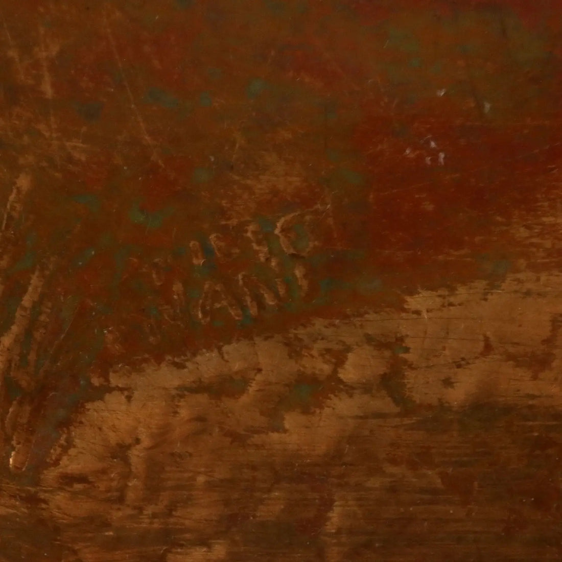 Copper Plate by Attilio Nani - Italy 1900s