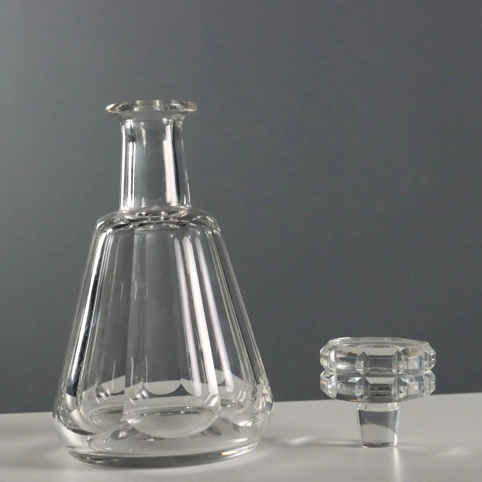 Baccarat Crystal Bottle - France 20th Century
