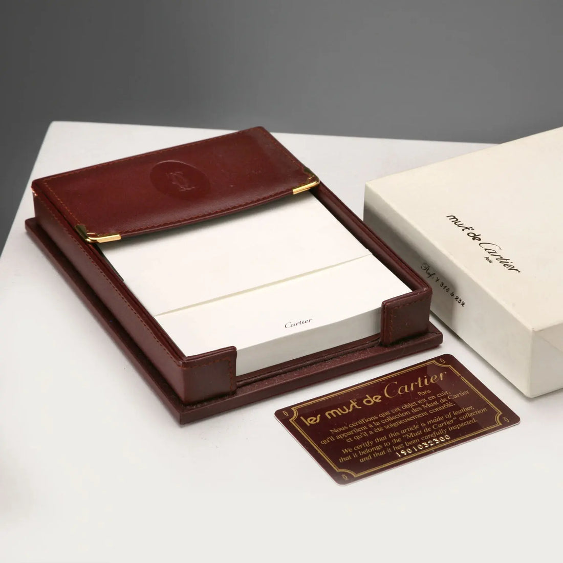 Les Must de Cartier Letter Paper Holder France 1980s-1990s - France, 1980s-1990s | Modernism | 