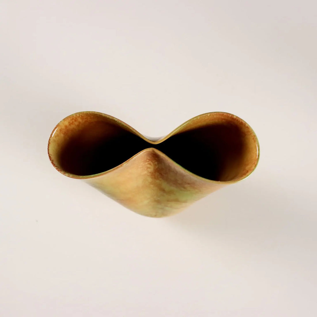 Glazed Umbrian Ceramic Vase 1980s