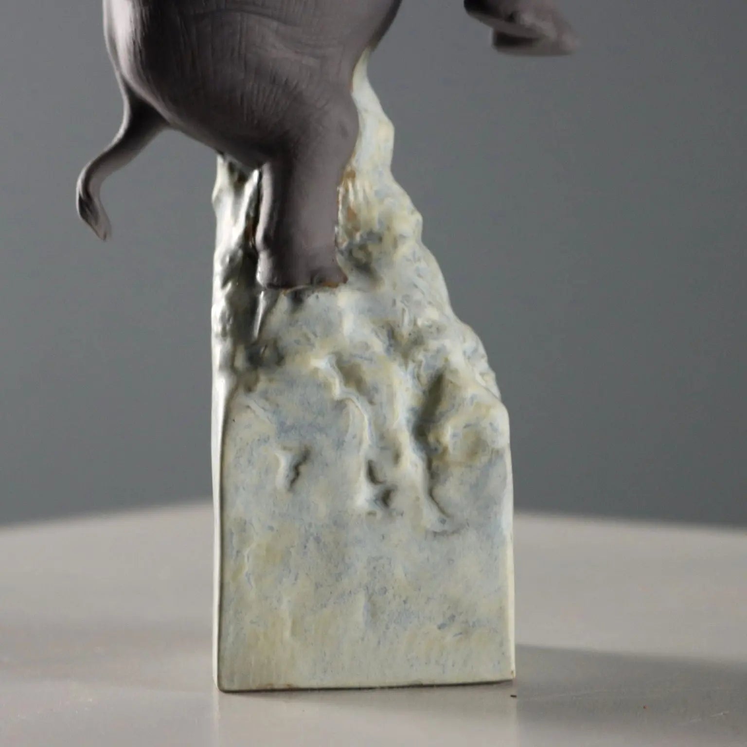 Lladrò Biscuit Porcelain Elephant Sculpture