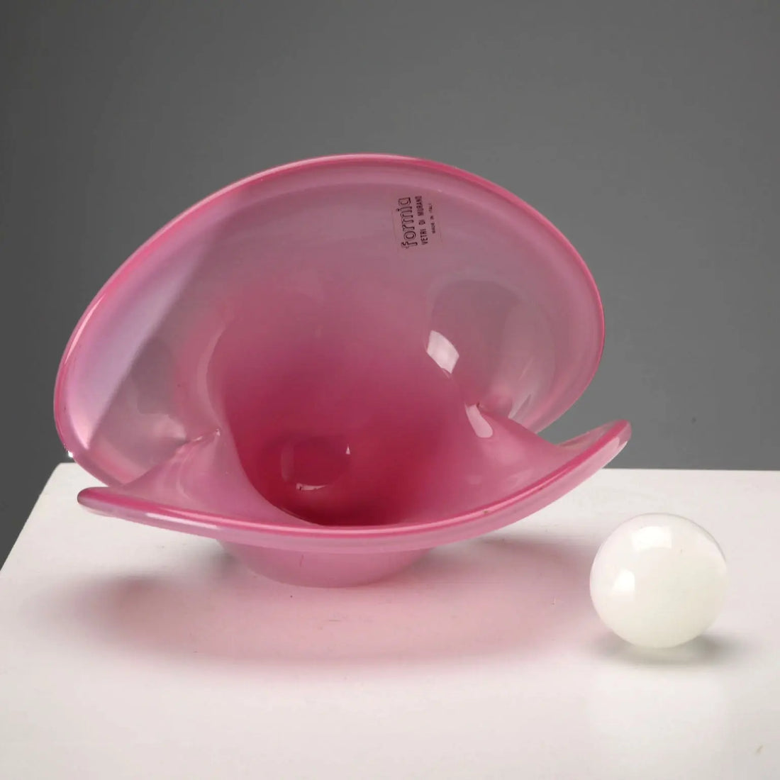 Murano Glass Shell 1970s - Formia