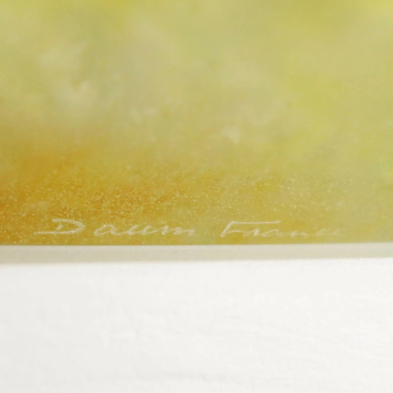 Vintage Plate Mimosa Daum Manufacture Crystal Paste XX Century