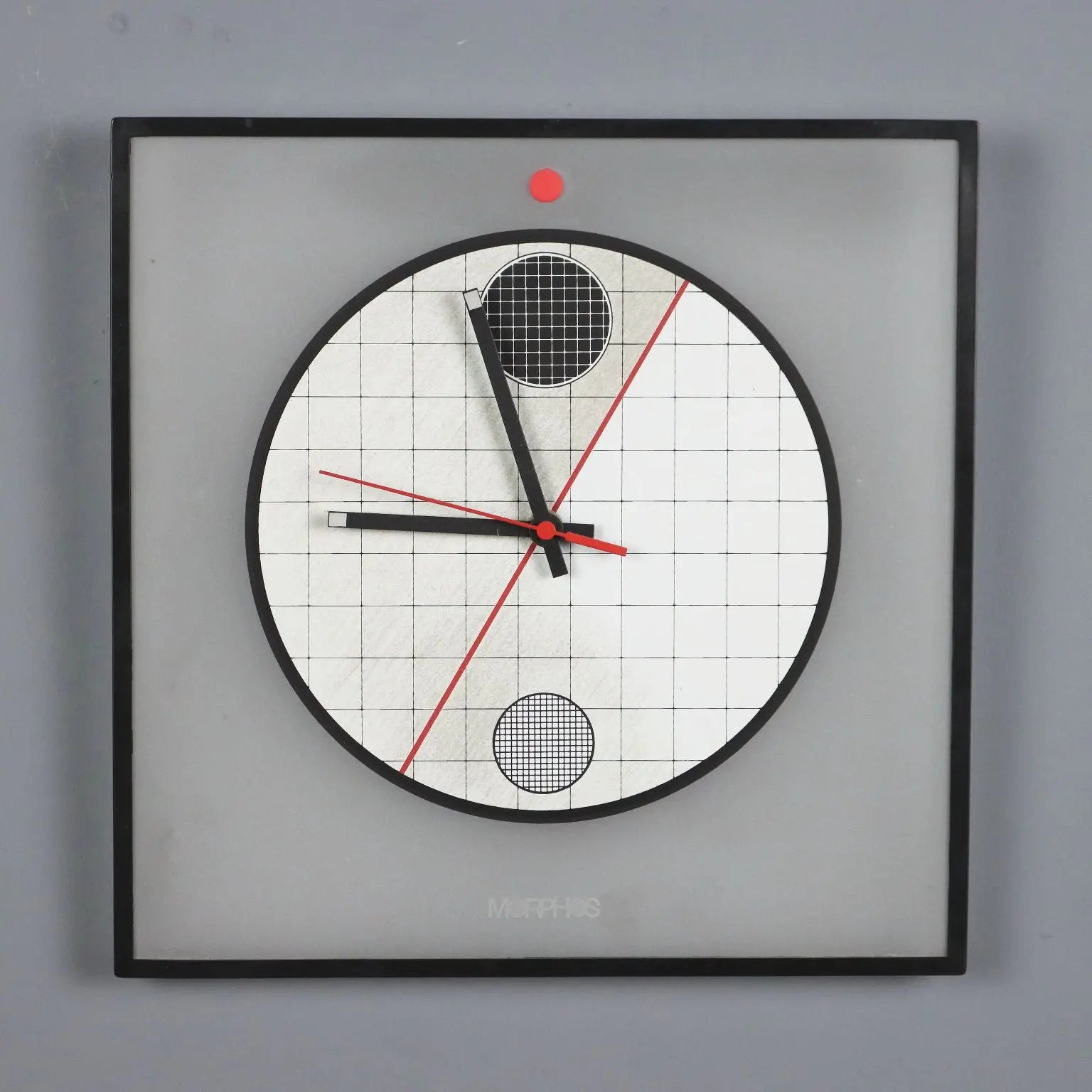 Morphos Kloks Clock Kurt B. Delbanco Vintage Design 1970s
