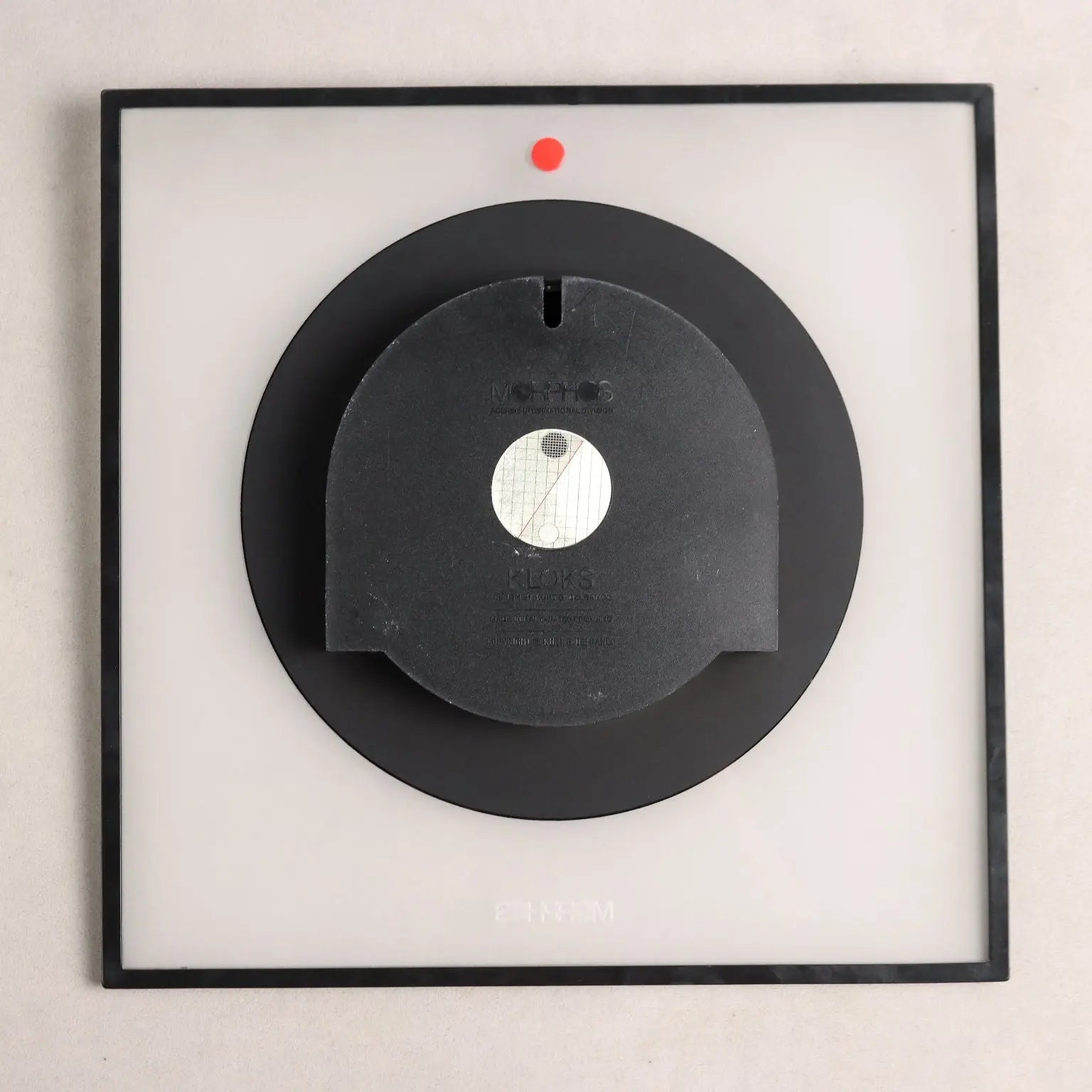 Morphos Kloks Clock Kurt B. Delbanco Vintage Design 1970s