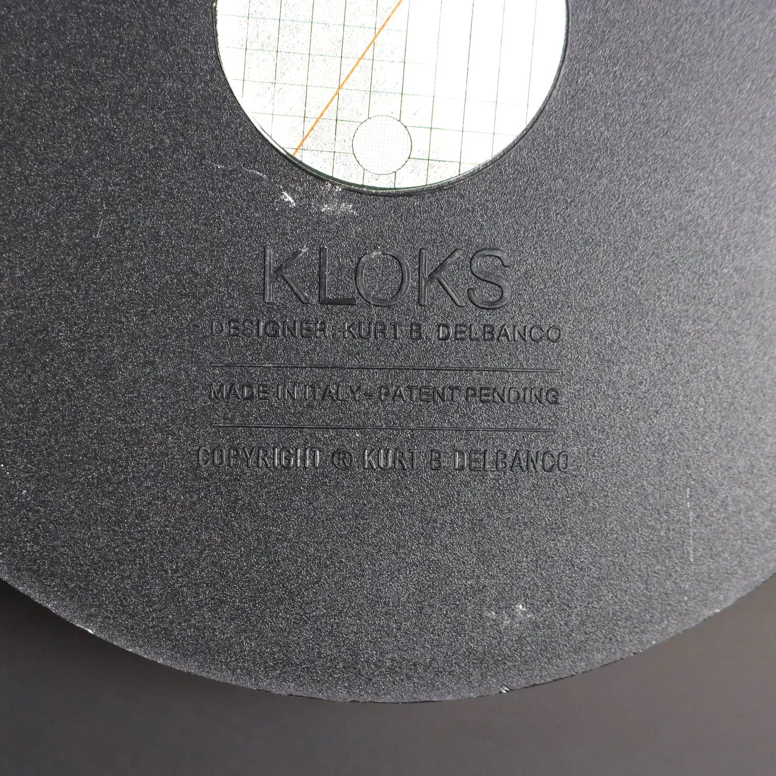 Morphos Kloks Clock Kurt B. Delbanco Vintage Design 1970s