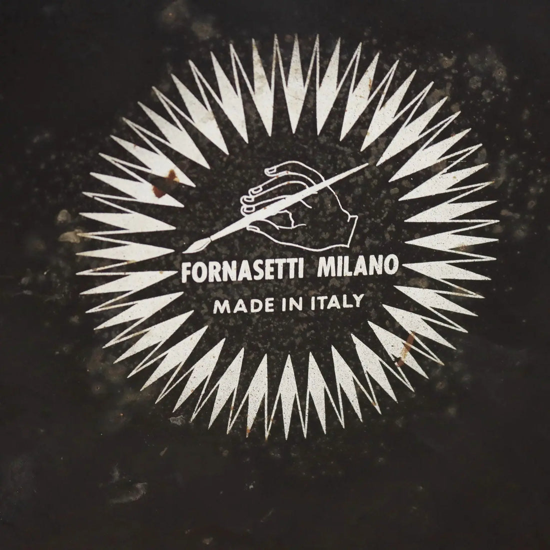 Vintage Umbrella Stand Piero Fornasetti Iron Design Italy 1950s