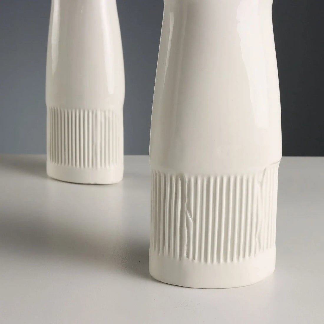 Set of Five Pirelli Lungavilla Porcelain Glove Molds Italy 1980s