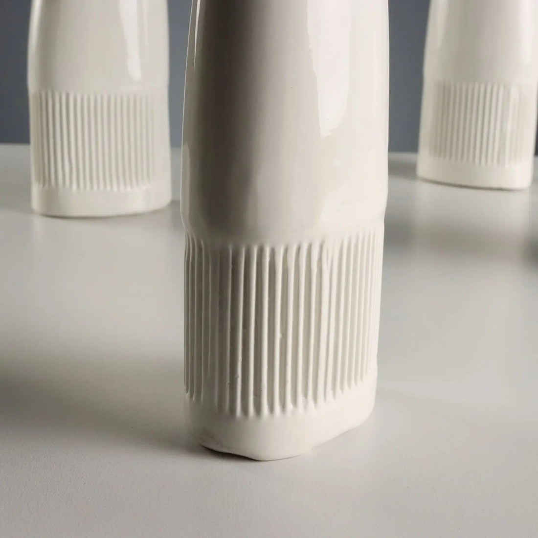 Set of Five Pirelli Lungavilla Porcelain Glove Molds Italy 1980s