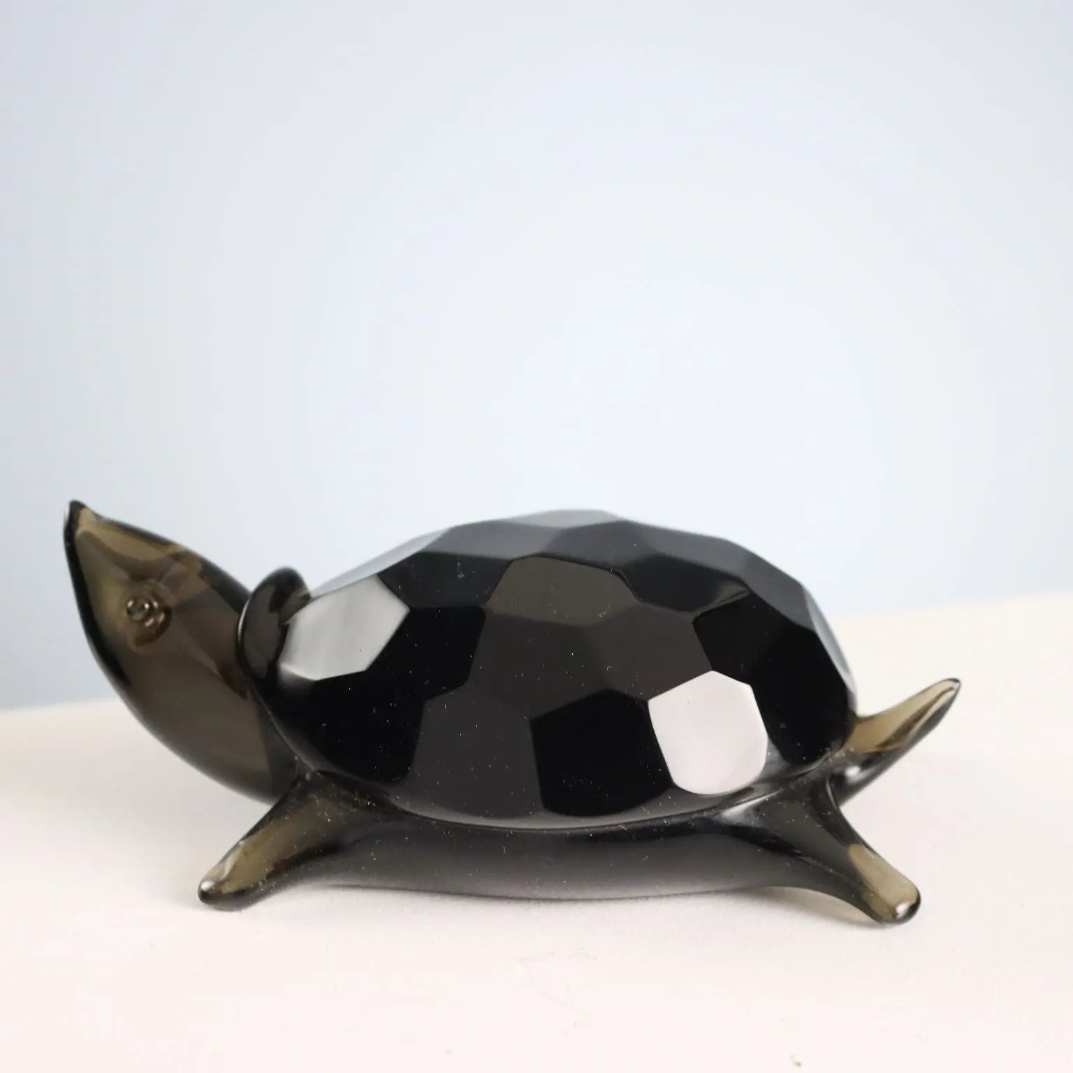 Vintage Turtle Glass Seguso Manufacture Italy 1960s