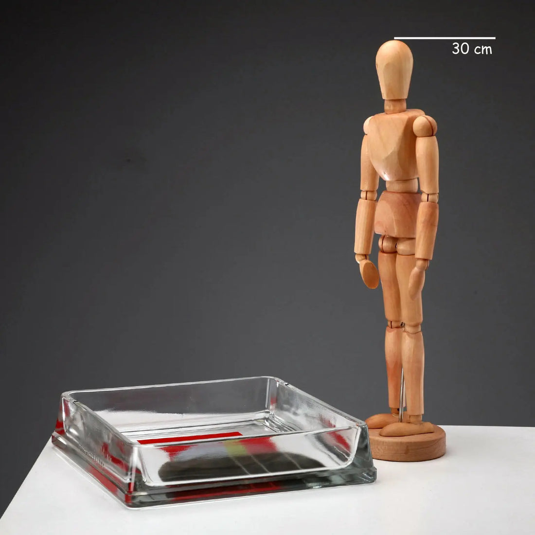 Vintage Glass Empty Pockets Design by Eugenio Carmi Italy 1999