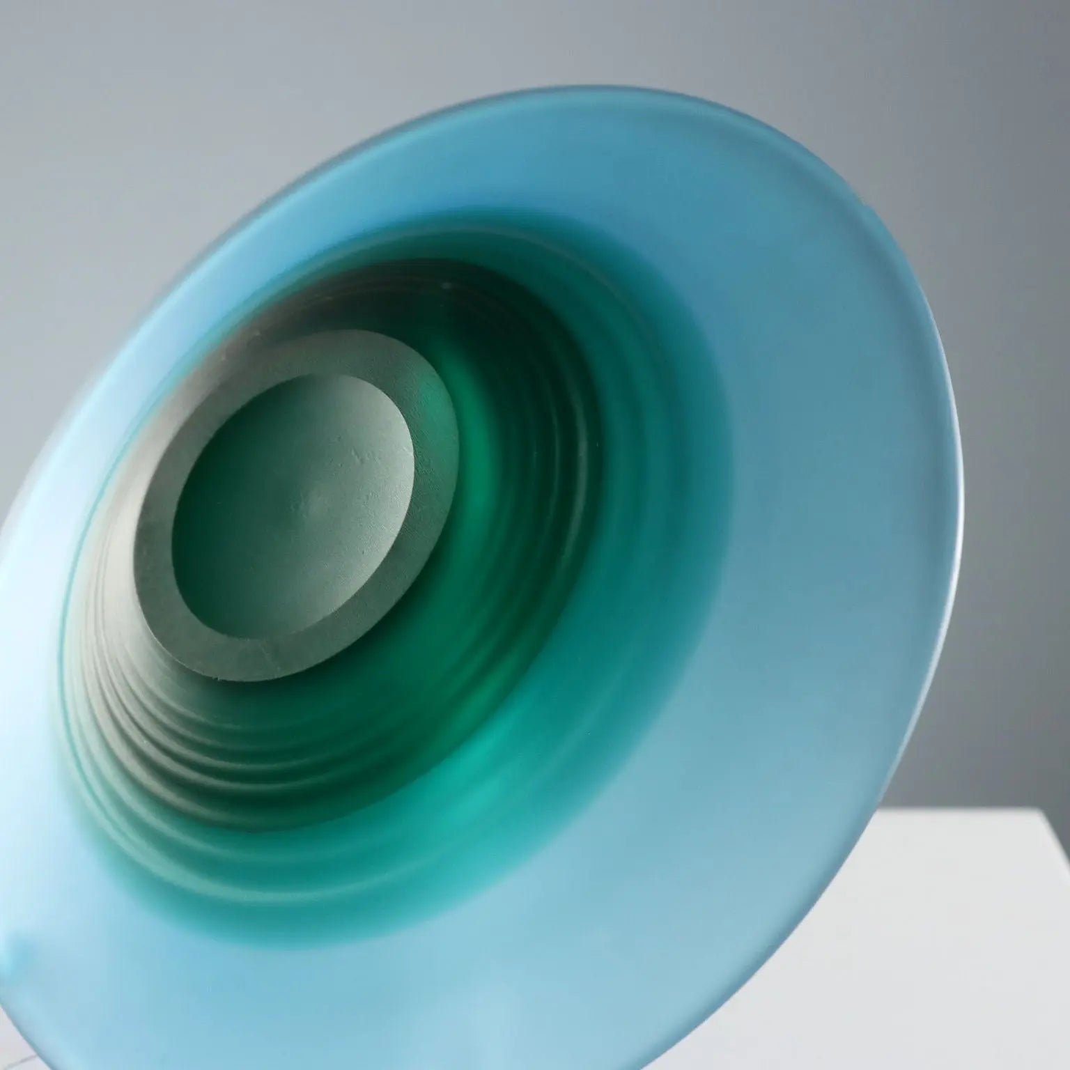 Vintage Bowl and Saucers VeArt Murano Glass Italy 1970s