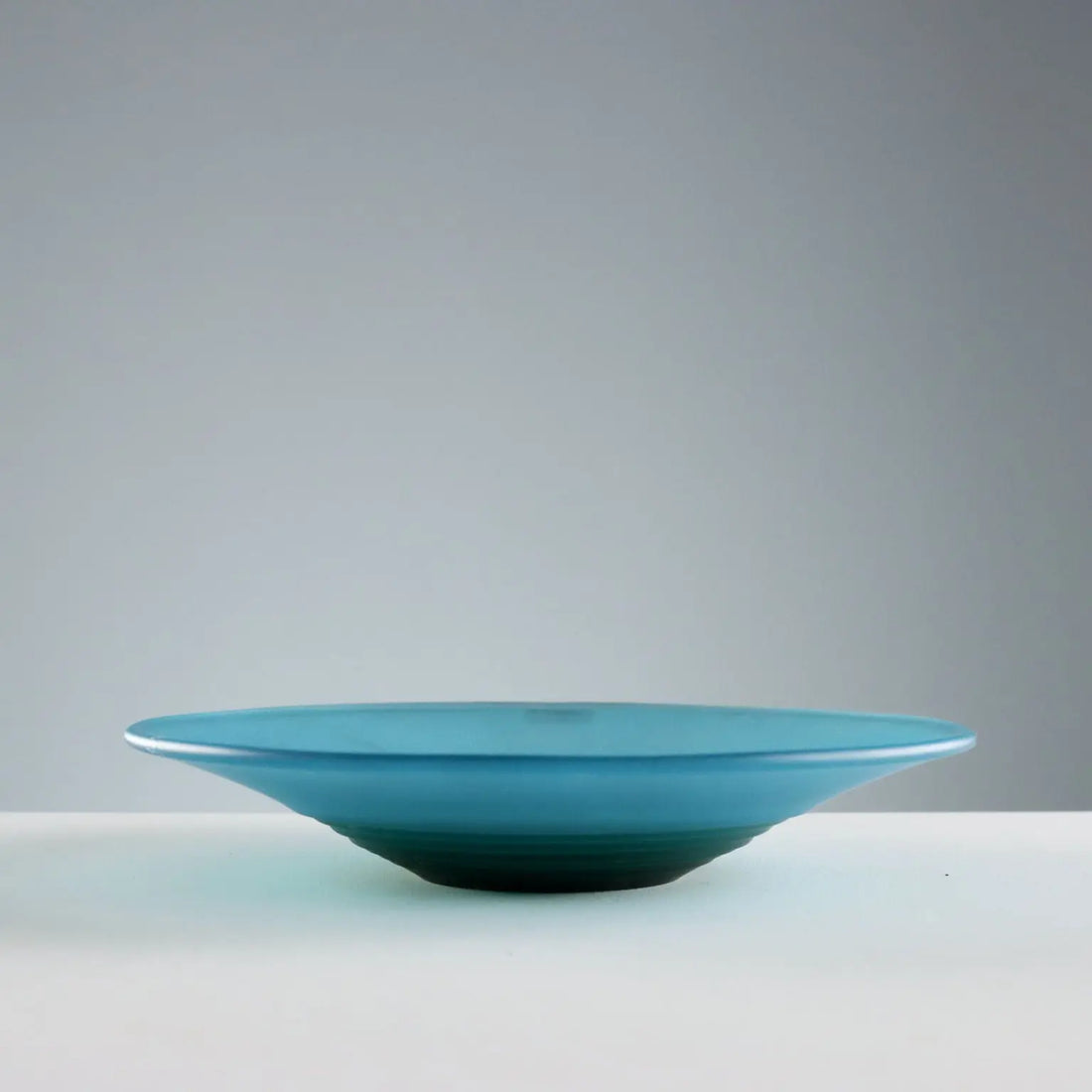 Vintage Bowl and Saucers VeArt Murano Glass Italy 1970s