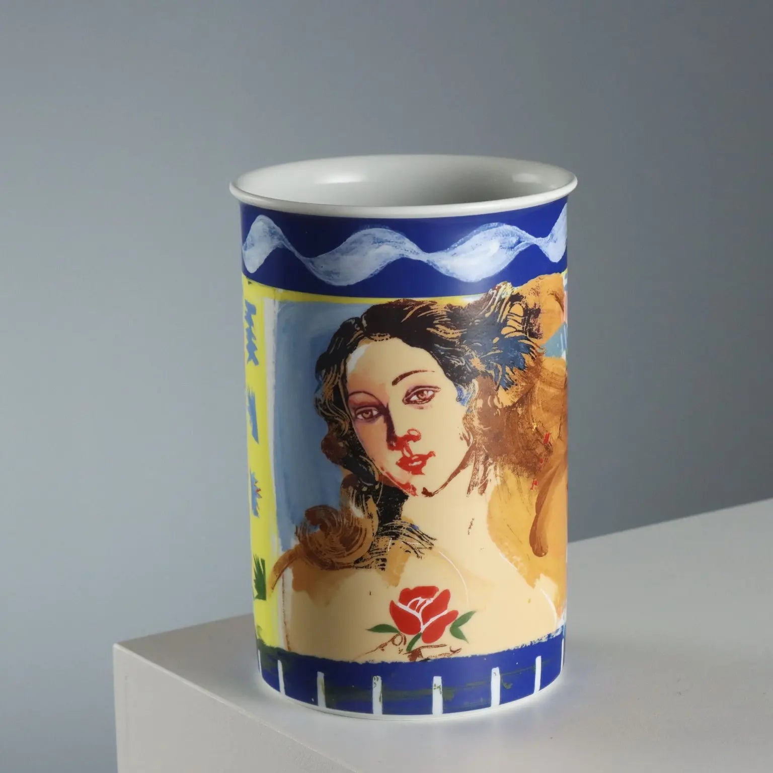 Vintage Vase Paul Giovanopoulos Rosenthal Porcelain 1980s-1990s
