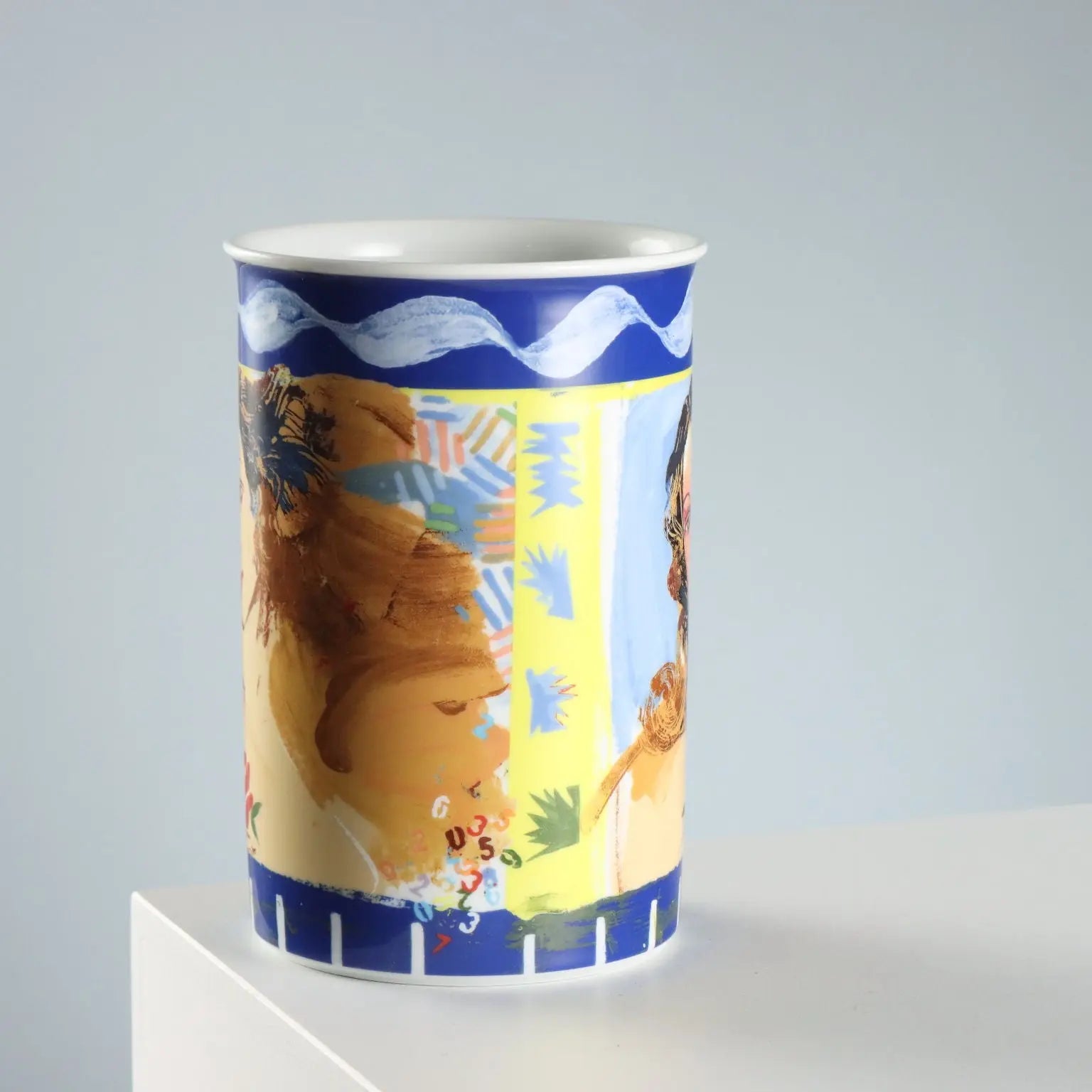 Vintage Vase Paul Giovanopoulos Rosenthal Porcelain 1980s-1990s