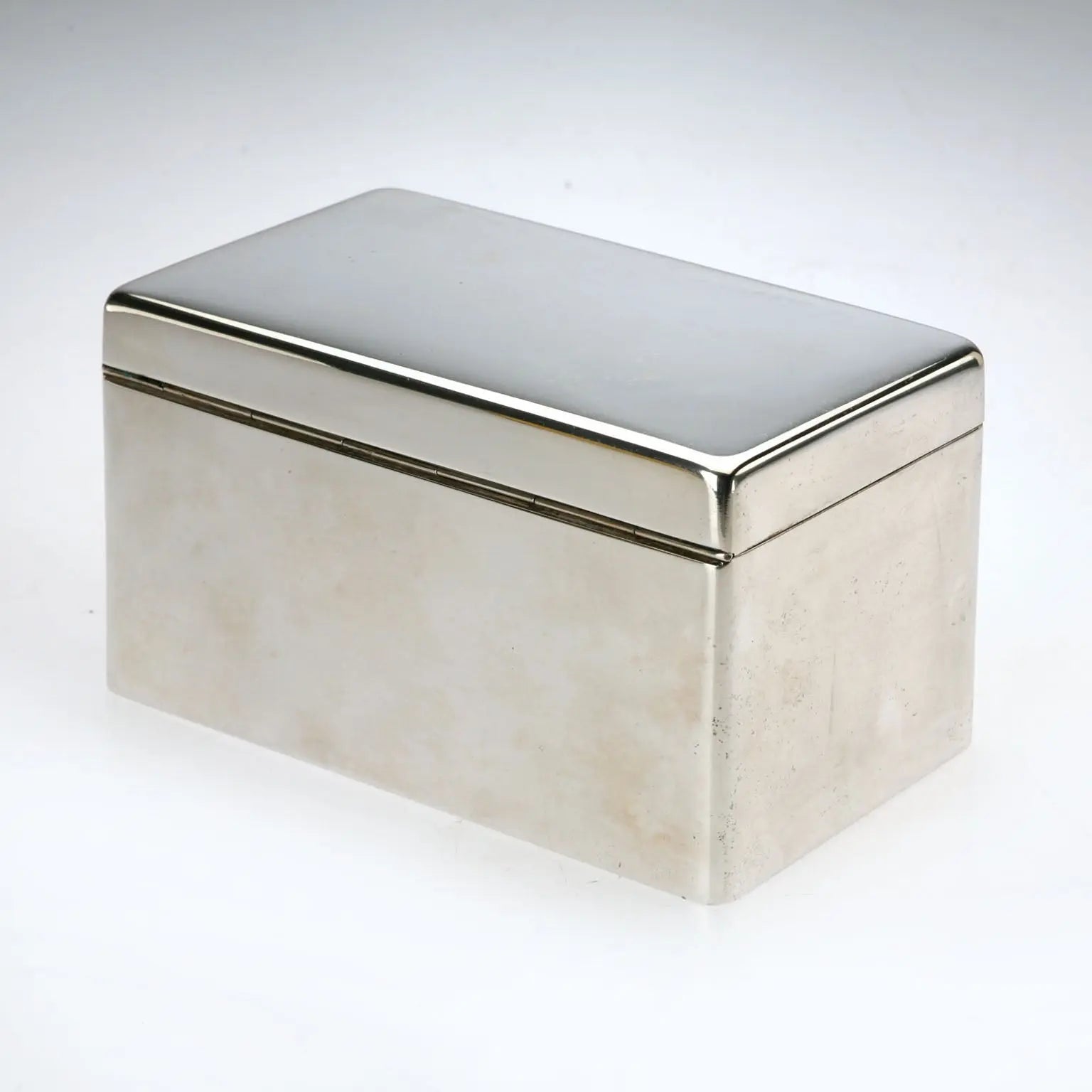 Vintage 925 Silver Box Brilli Alvaro Firenze Italy 1970s
