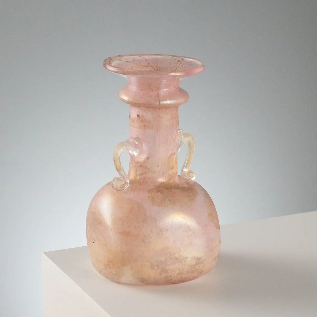 Vintage Vase Coloured Murano Glass Italy 1970s
