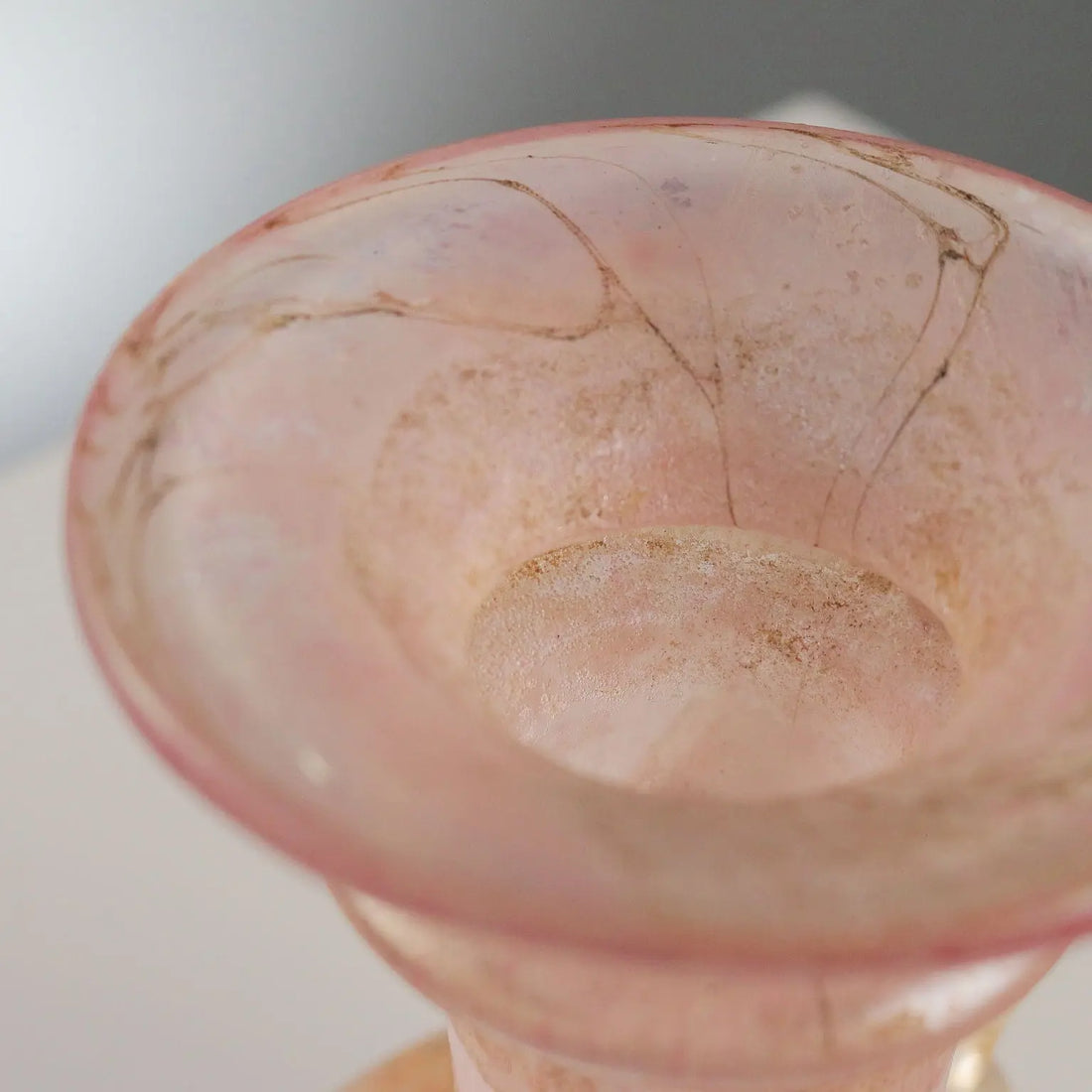 Vintage Vase Coloured Murano Glass Italy 1970s