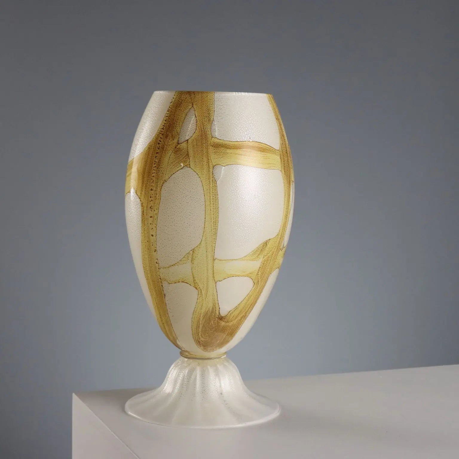 Vintage Vase Murano Glass Mid Century Italy 1960s-1970s