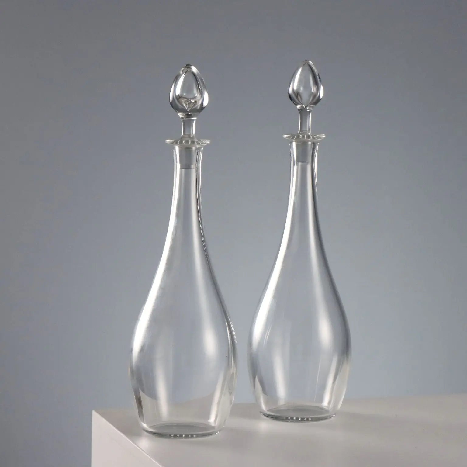 Vintage Bottles Baccarat Crystal France XX Century