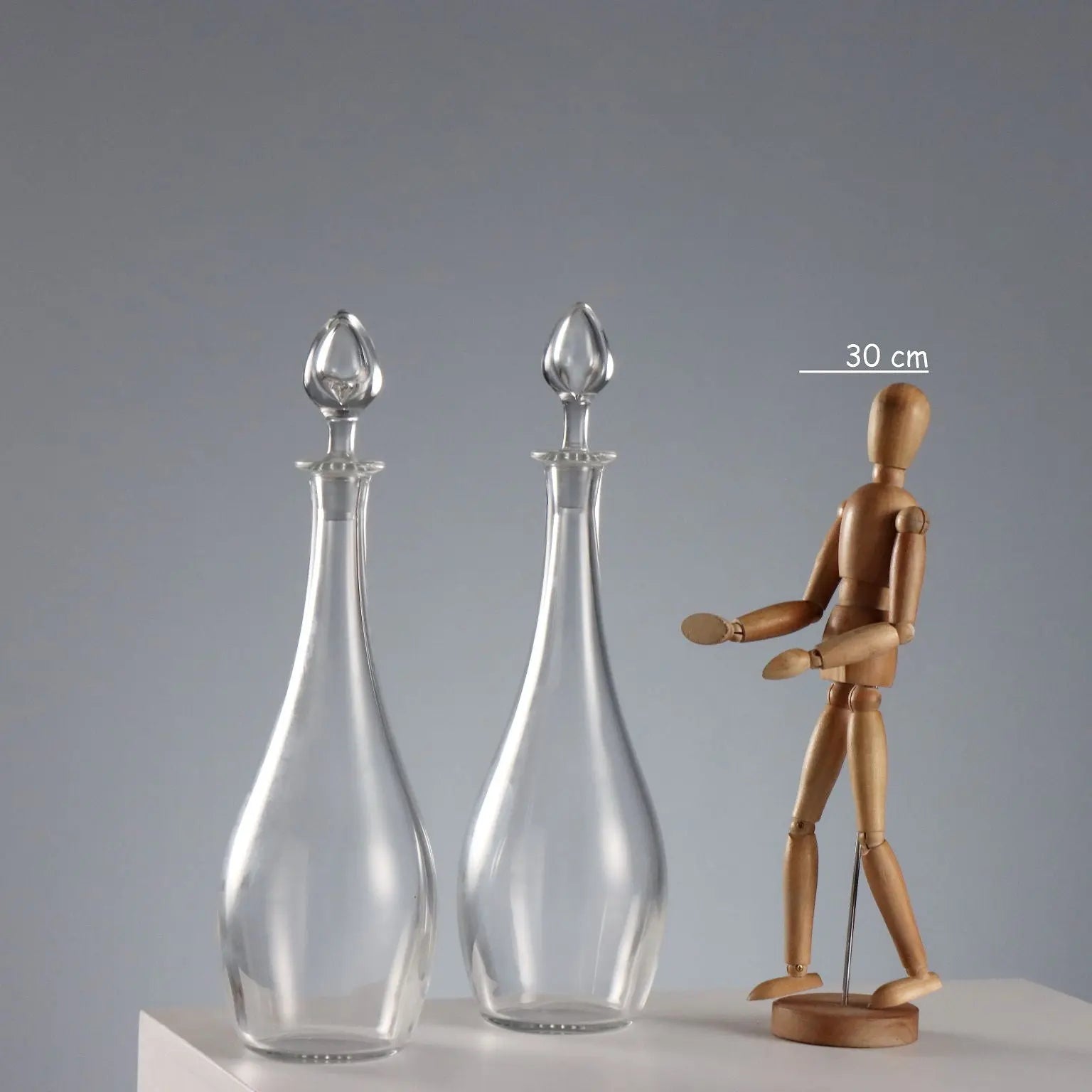 Vintage Bottles Baccarat Crystal France XX Century