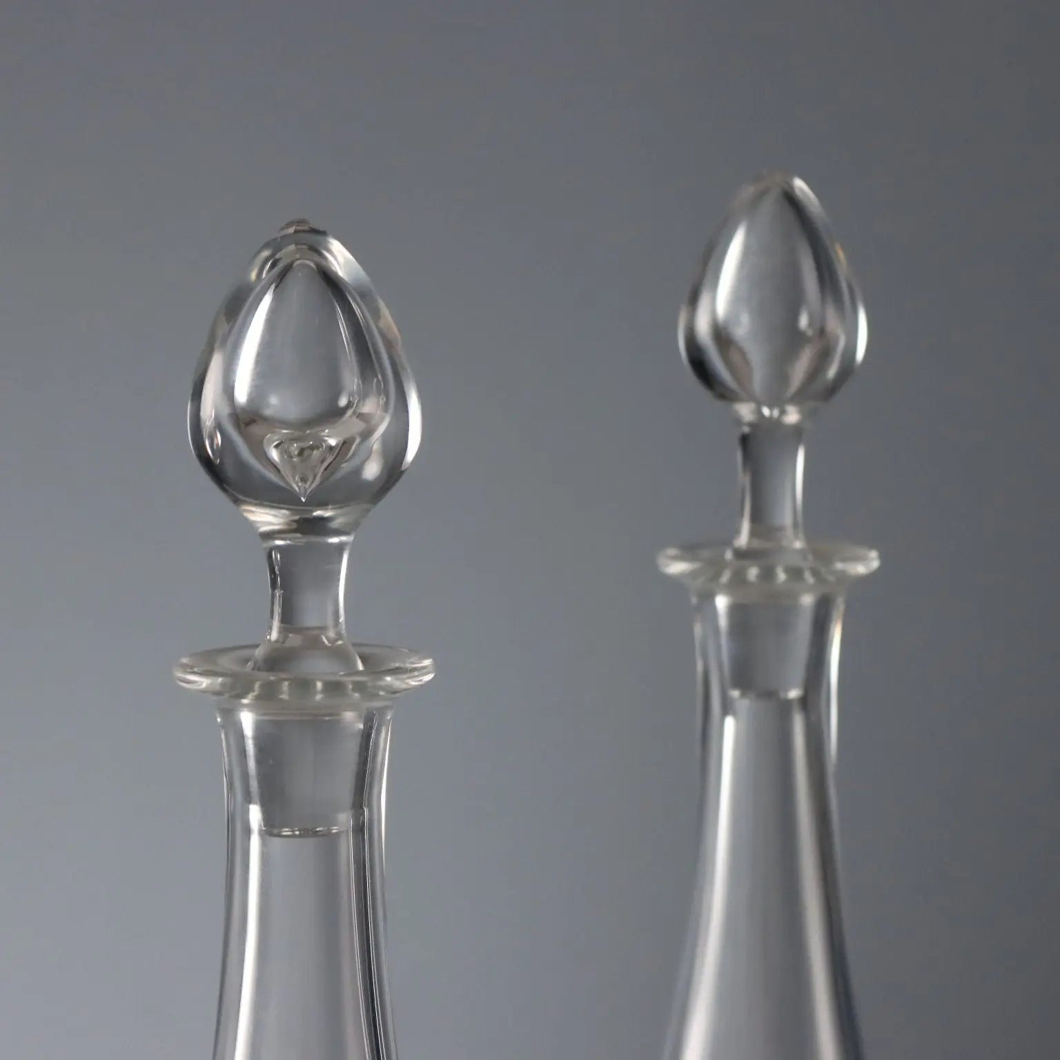 Vintage Bottles Baccarat Crystal France XX Century
